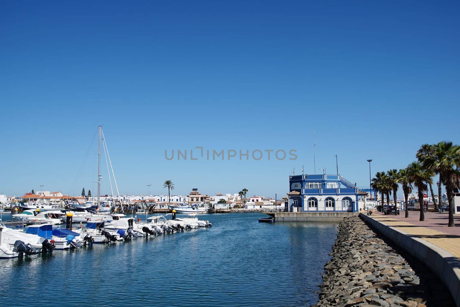Marina in Isla Canela Spain