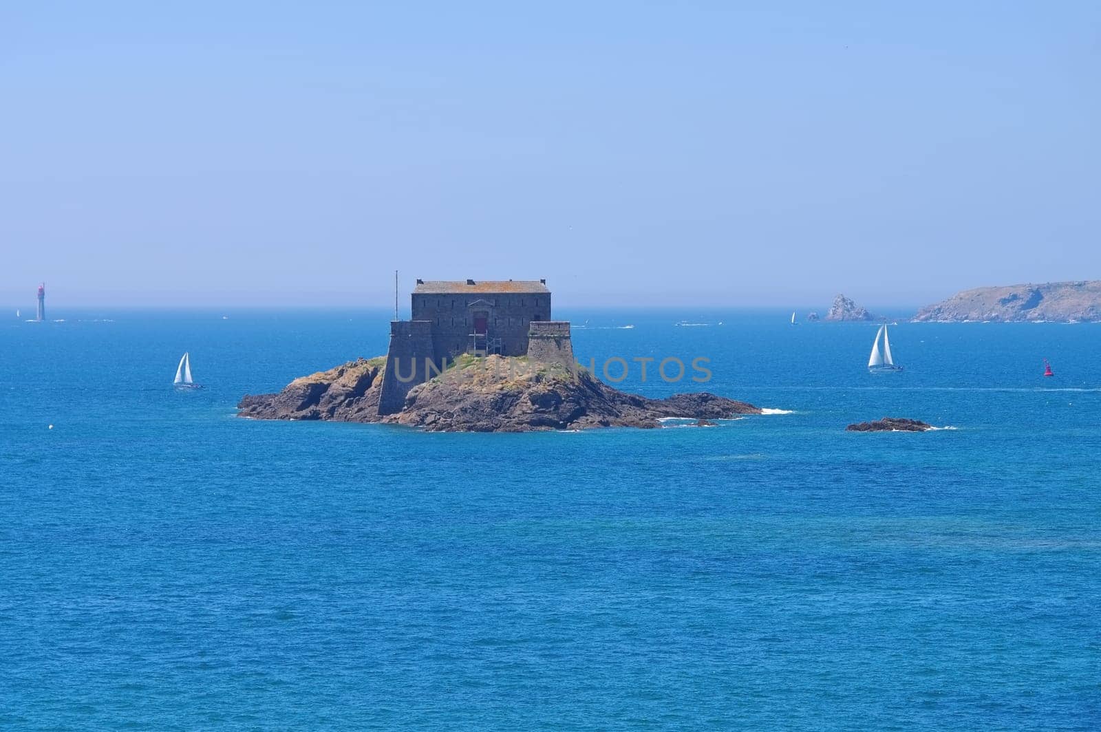 Saint-Malo Fort du Petit Be in der Bretagne,Frankreich - Saint-Malo Fort du Petit Be in Brittany,France
