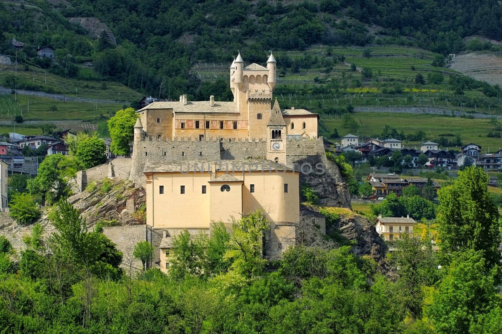 Saint-Pierre Castello in Valle d'Aosta - Saint-Pierre Castello in Aosta Valley,Italy