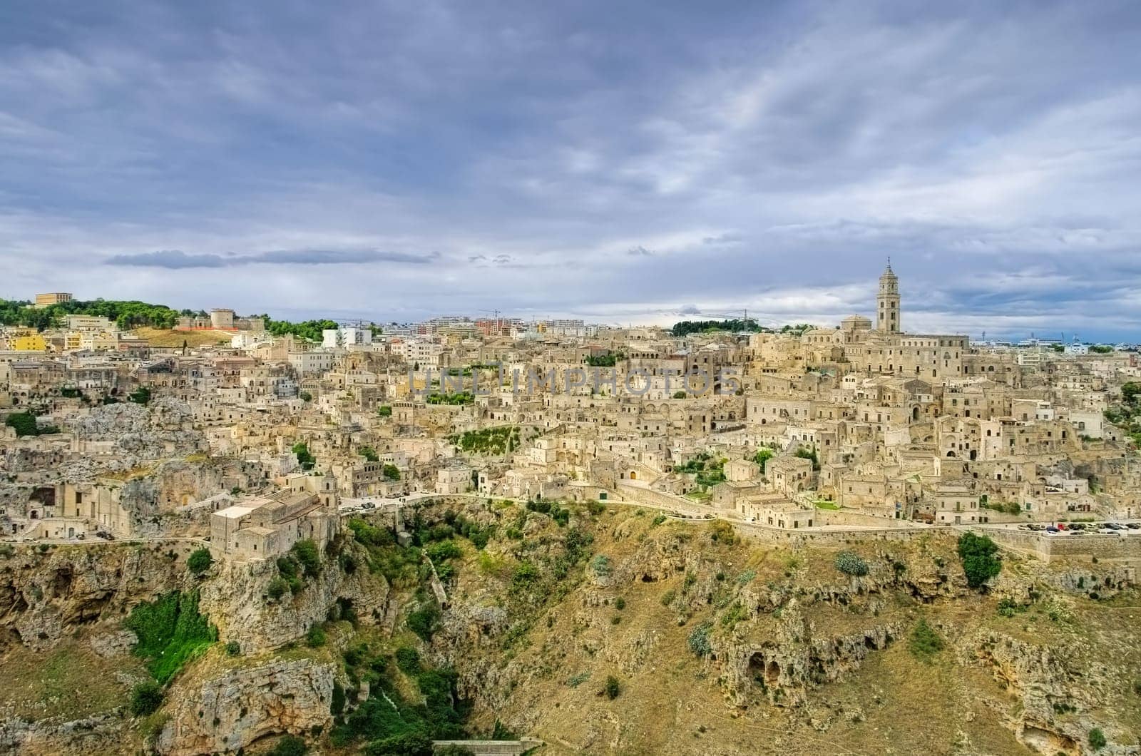 Matera in Basilikata,Italien - the town Matera in Basilicata,Italy