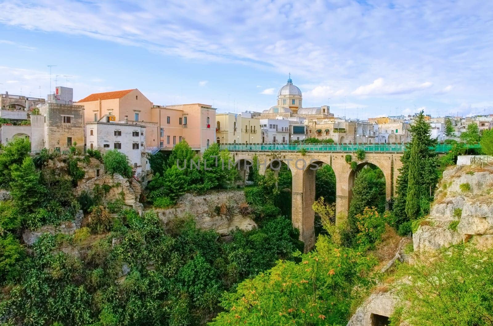 Massafra in Puglia,Gravina Principale Canyon in the city - Gravina Principale Canyon in Massafra,Apulia