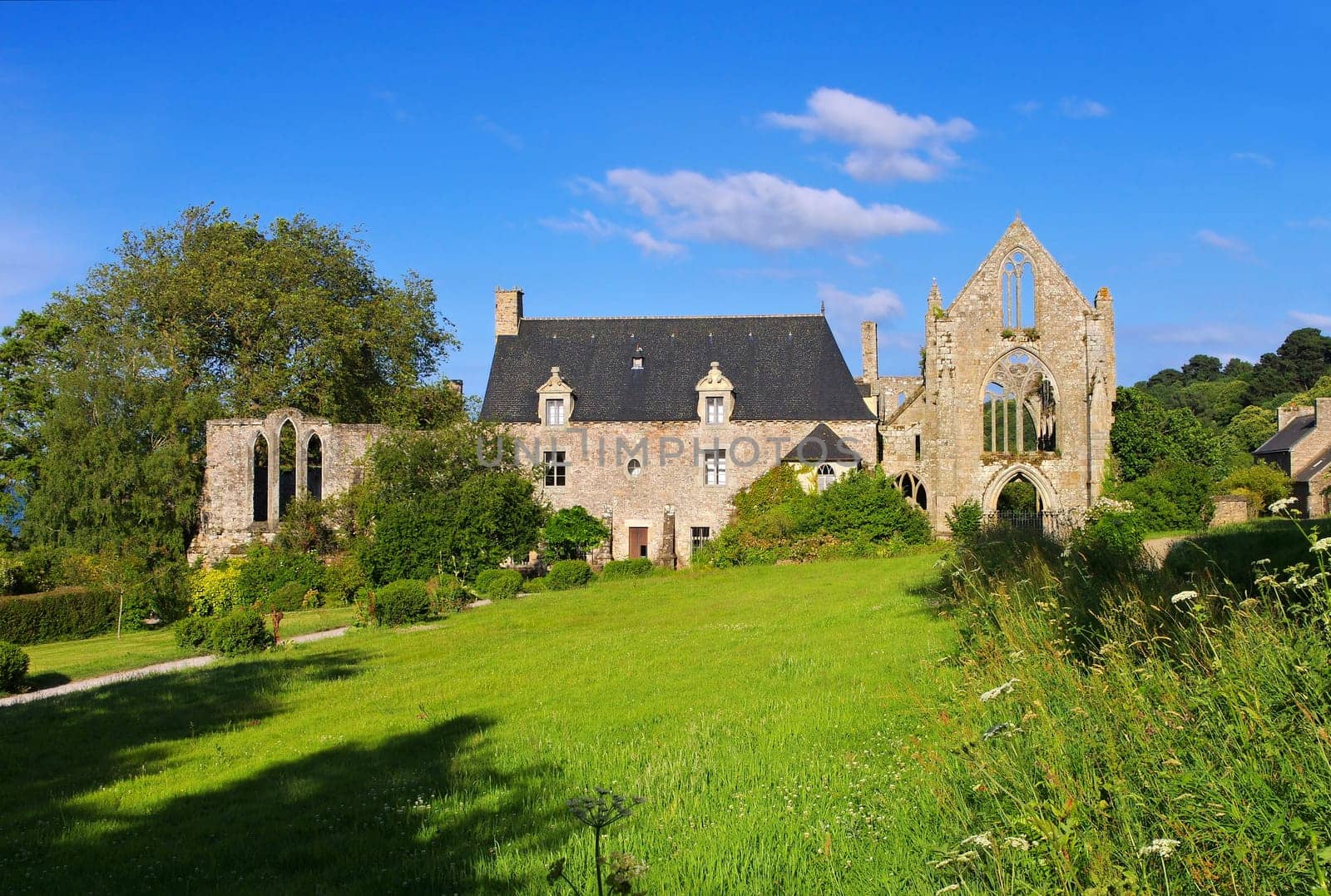 Abbaye de Beauport in Paimpol,Bretagne Frankreich - Abbaye de Beauport in Paimpol,Brittany in France