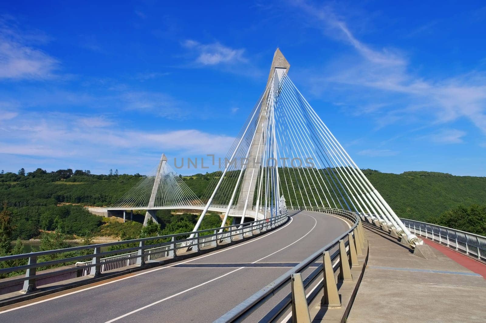 Pont de Terenez in Brittany,France - Pont de Terenez,Brittany in France