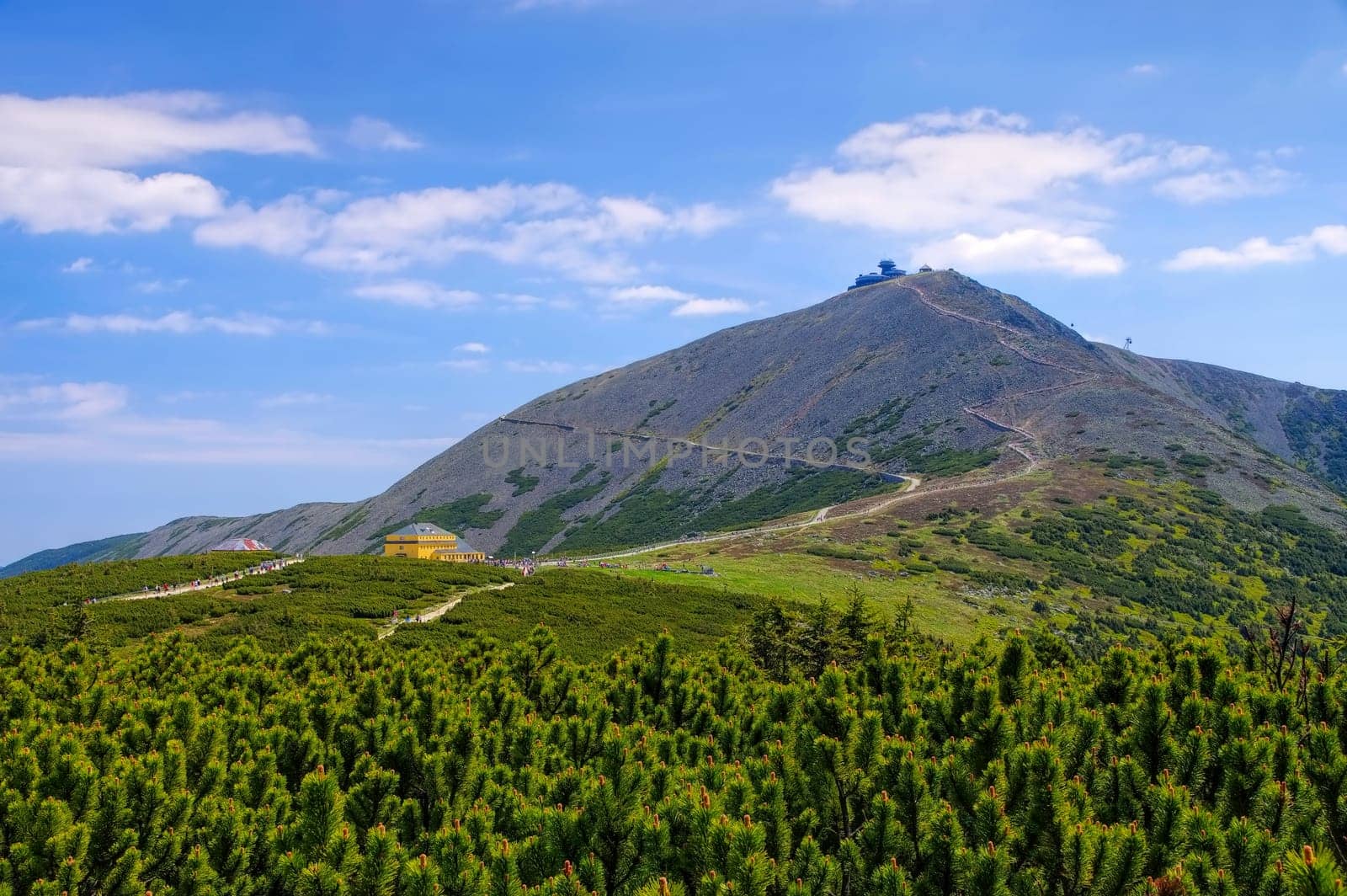 Schneekoppe im Riesengebirge - the mountain Sniezka in Giant Mountains