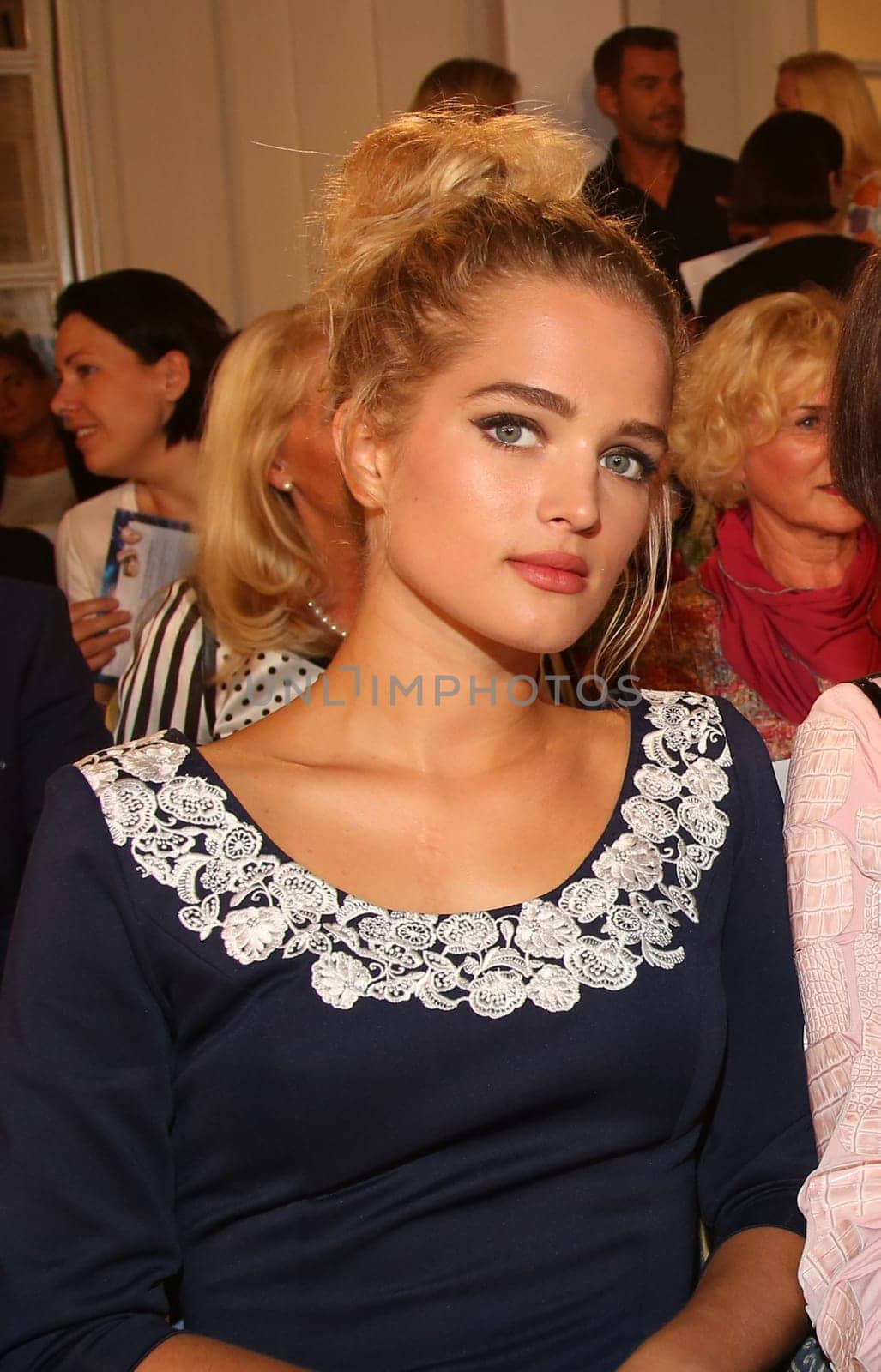 Chiara Moon Horst and Anouschka Renzi at the Liz Malraux Fashion Show Winter 2017 at the Hotel Atlantic,Hamburg