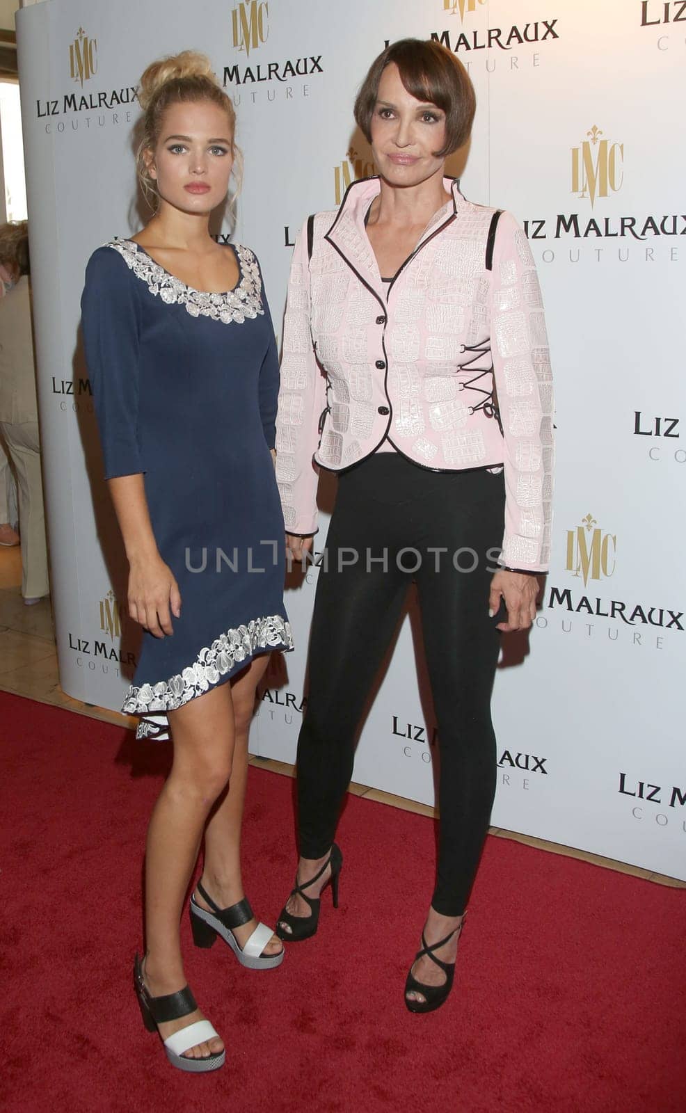 Anouschka Renzi with Chiara Moon Horst ,. Liz Malraux Fashion Show Winter 2017 at Hotel Atlantic,Hamburg