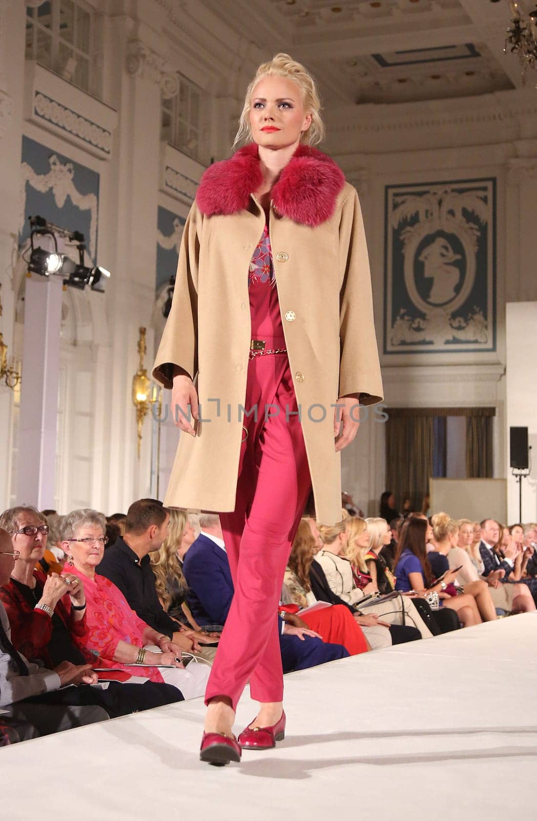 Franziska Knuppe ,. Liz Malraux Fashion Show Winter 2017 at Hotel Atlantic,Hamburg