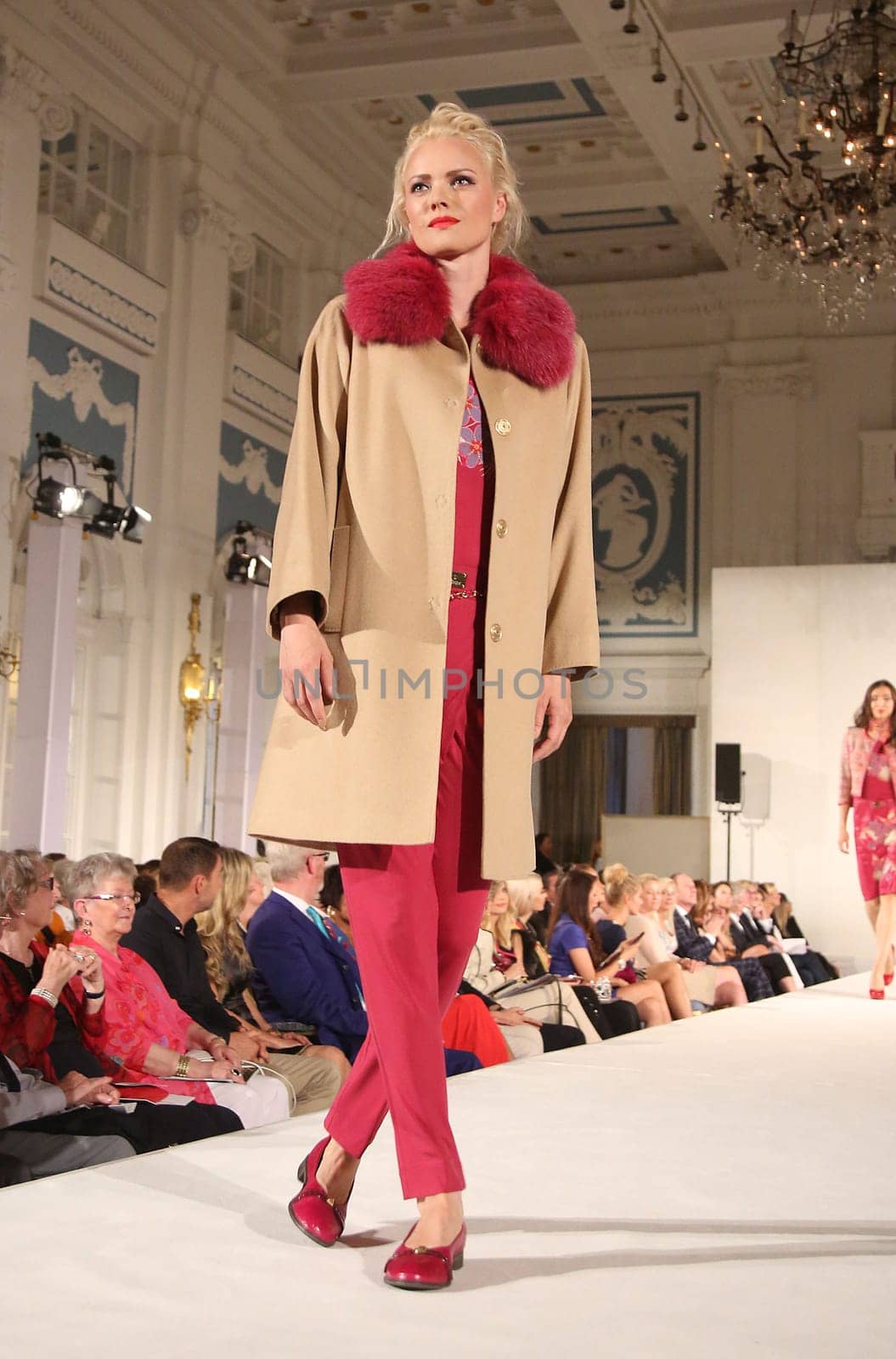 Franziska Knuppe ,. Liz Malraux Fashion Show Winter 2017 at Hotel Atlantic,Hamburg