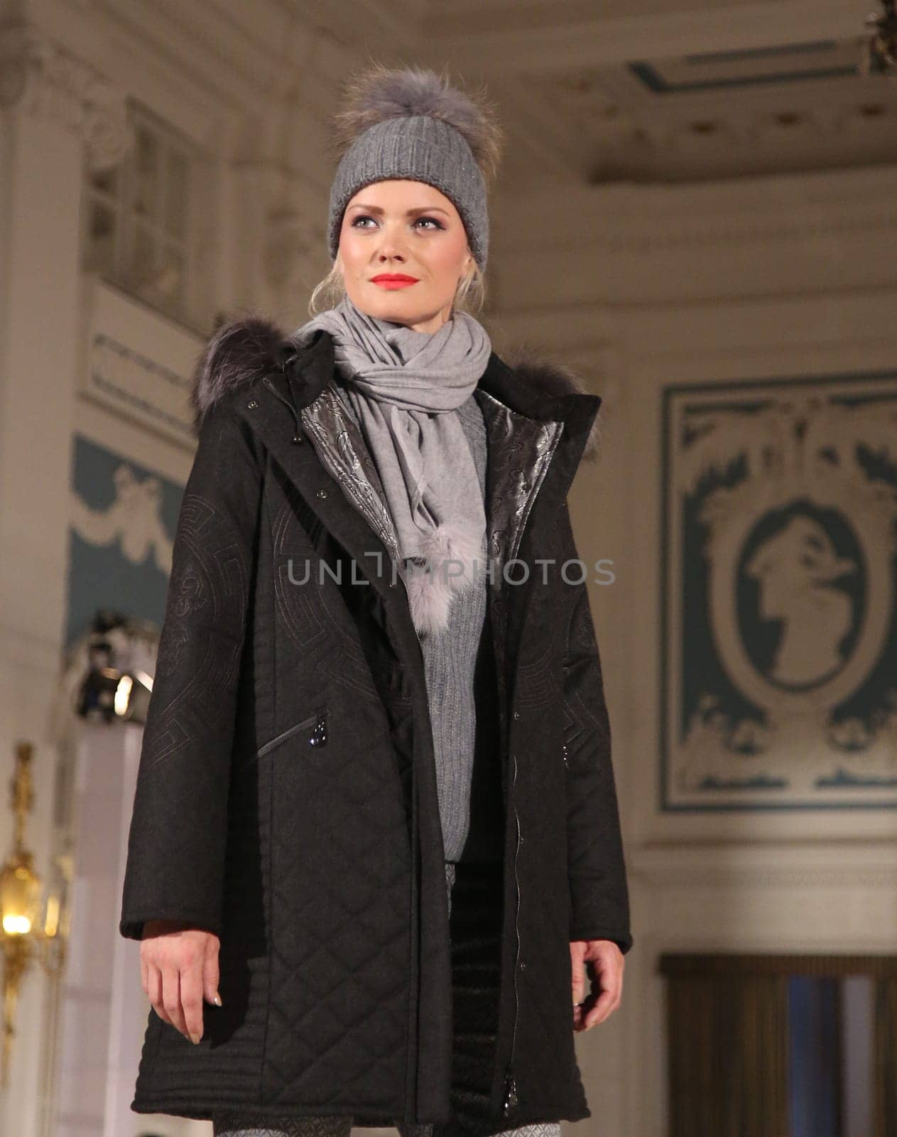 Franziska Knuppe ,. Liz Malraux Fashion Show Winter 2017 at Hotel Atlantic,Hamburg