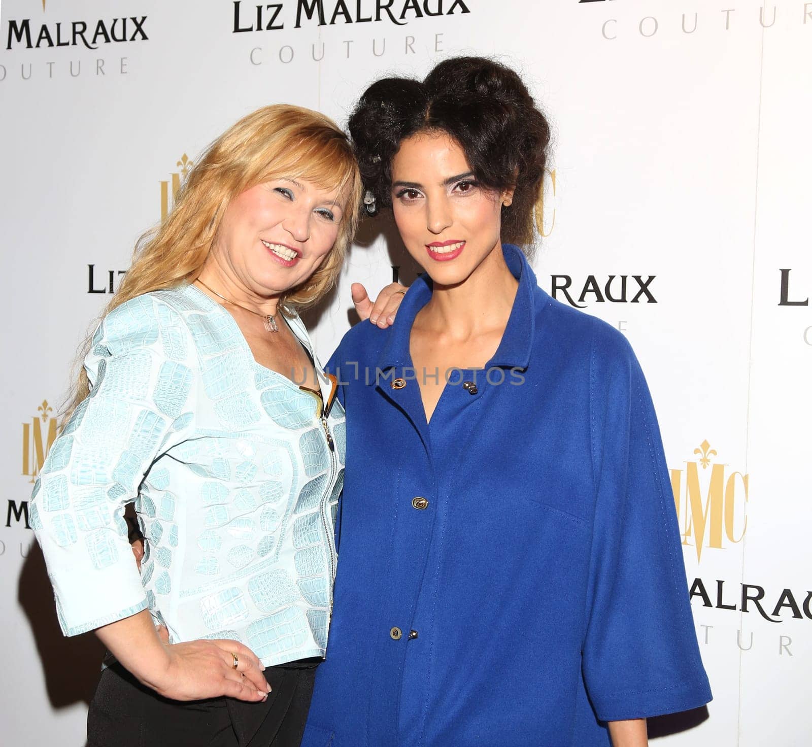 Liz Malraux and Zoe Helali at the Liz Malraux Fashion Show Winter 2017 at the Hotel Atlantic,Hamburg