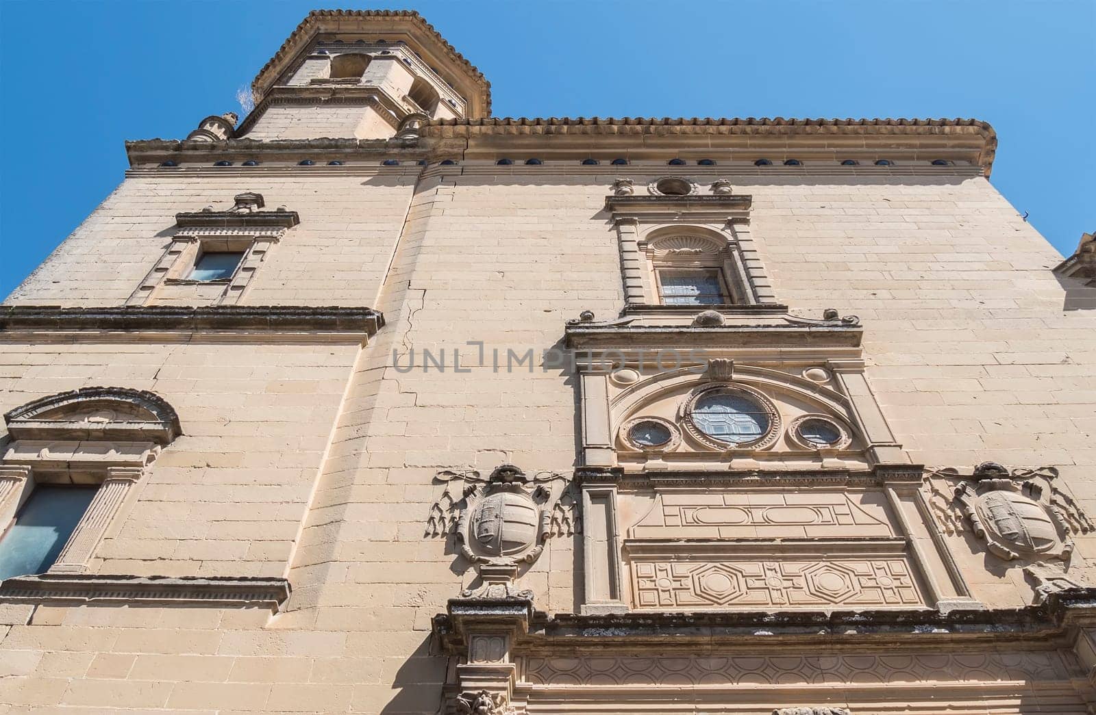 San Juan Evangelista University chapel facade, old university, Baeza, Spain