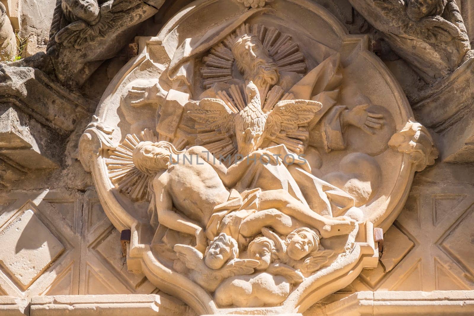 San Juan Evangelista University chapel facade details, old university, Baeza, Spain