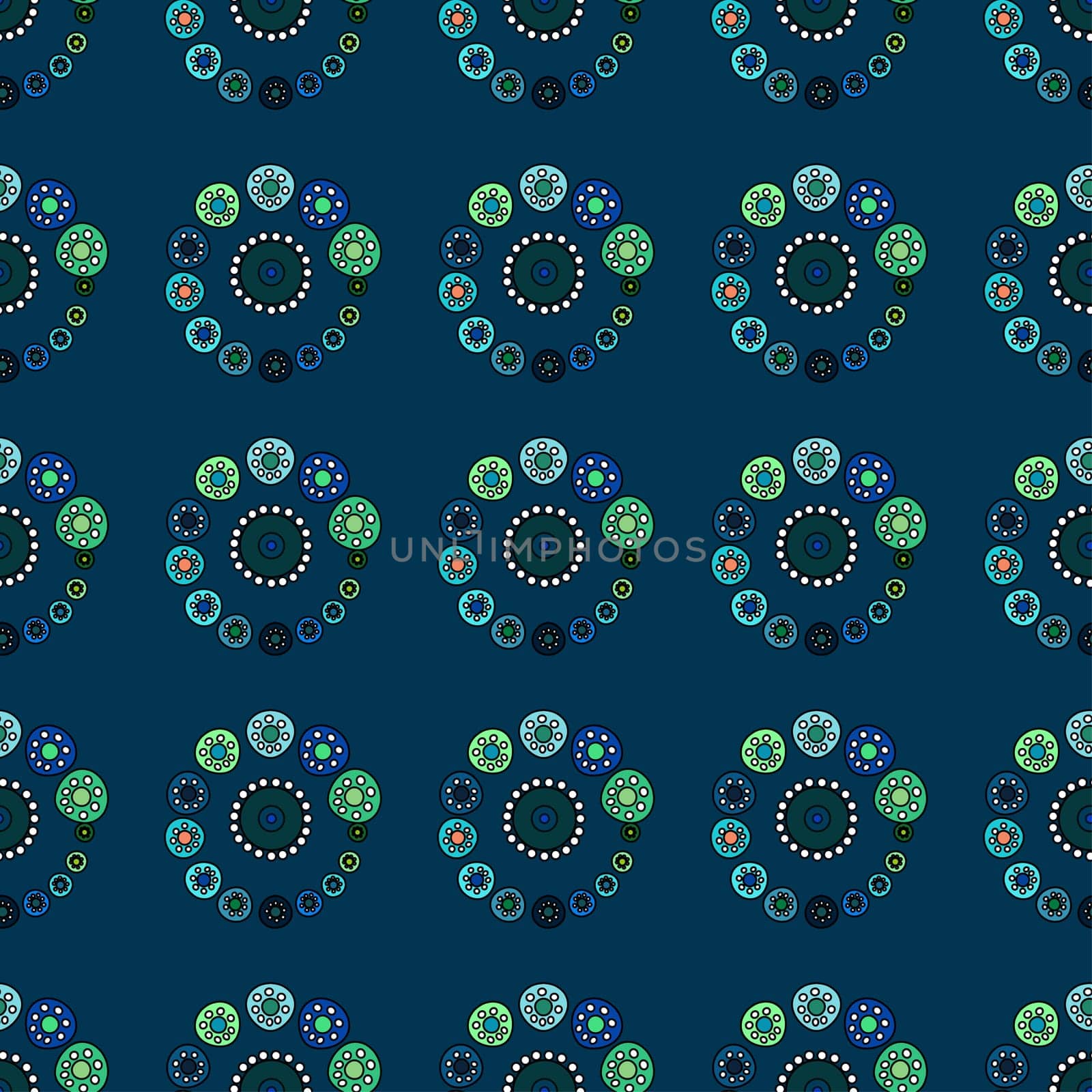 Bright Varicolored seamless pattern background. Vector illustration.