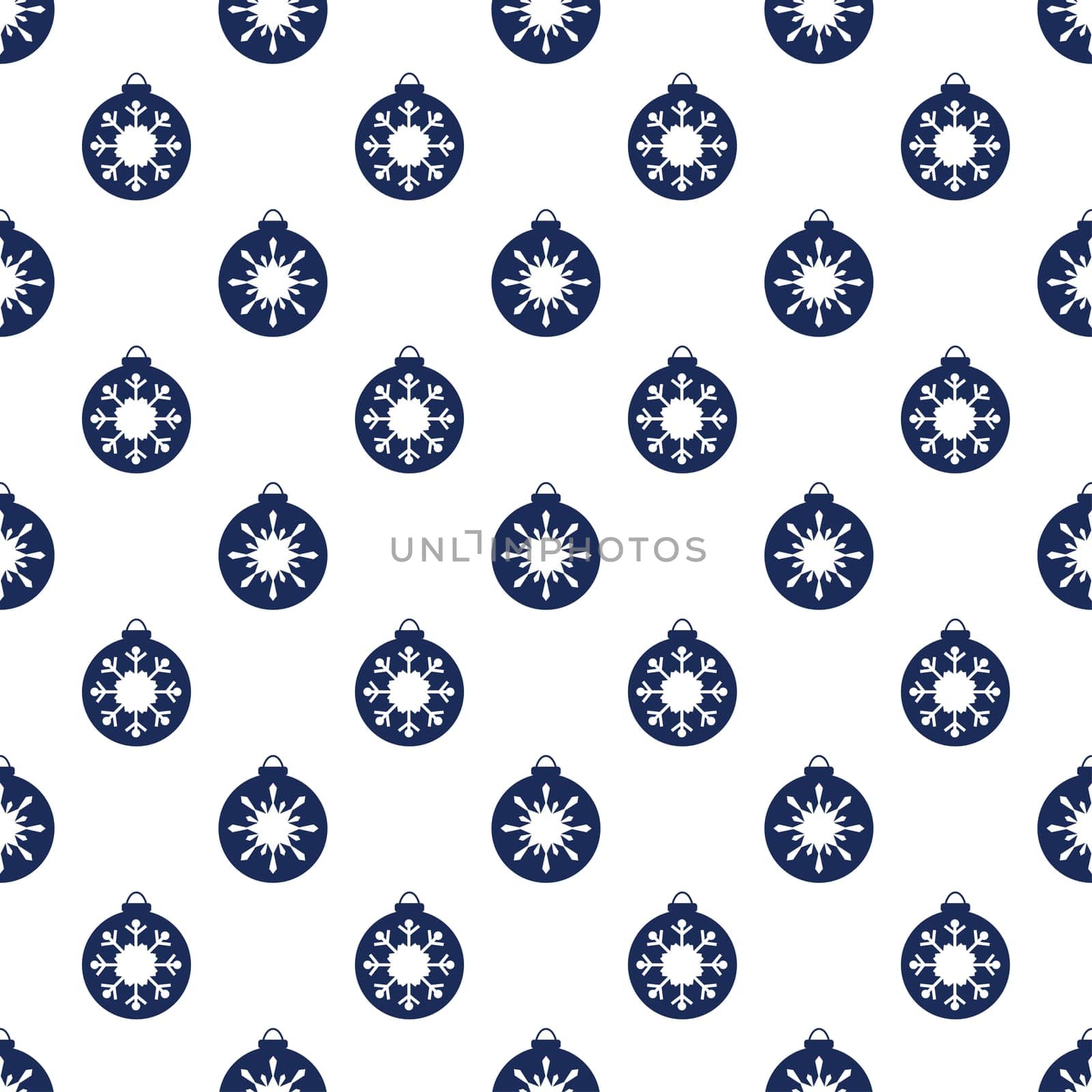 Christmas snowflakes seamless background. New year pattern vector illustration.