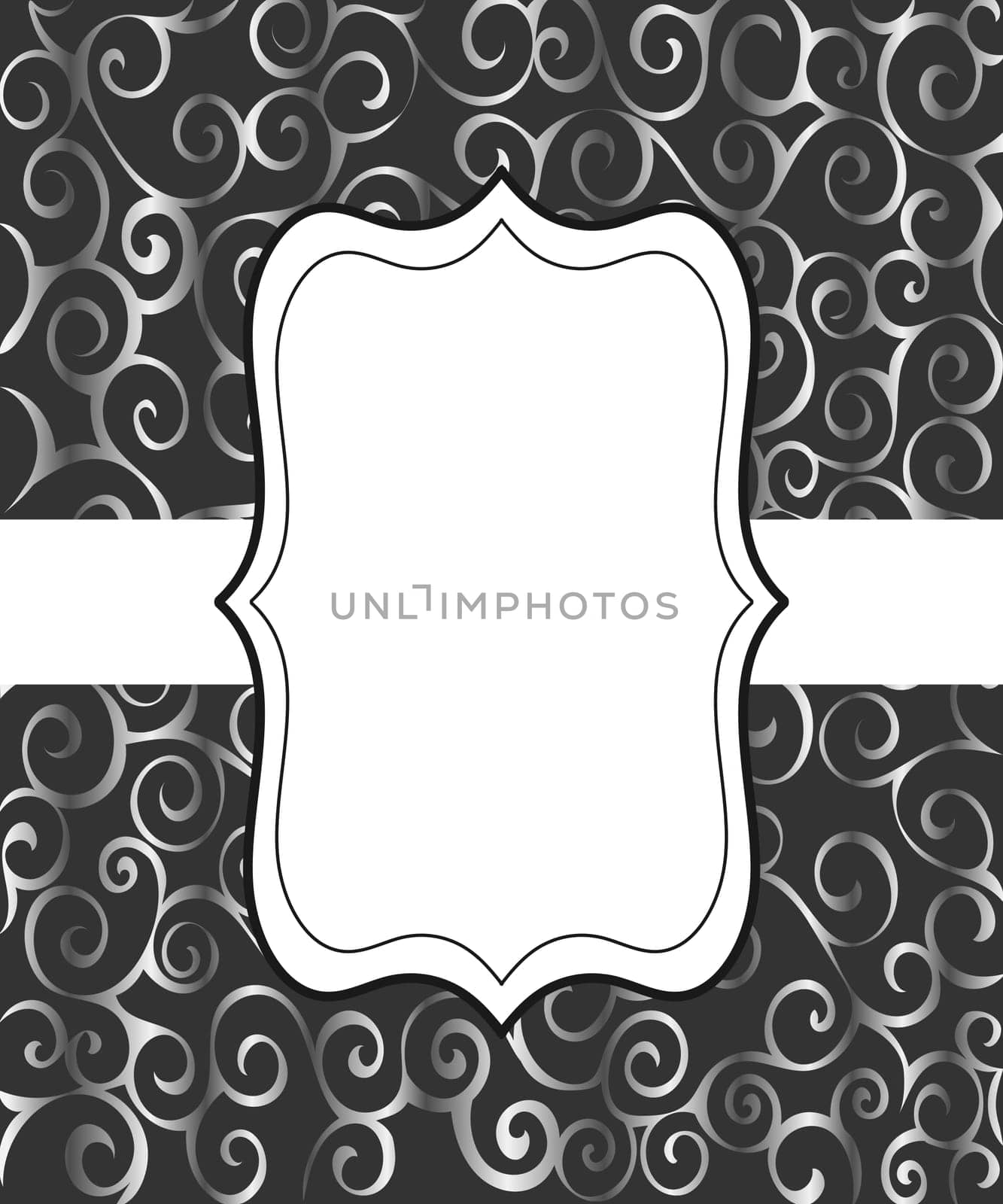 Vintage frame background invitation ornament. Vector  illustration.