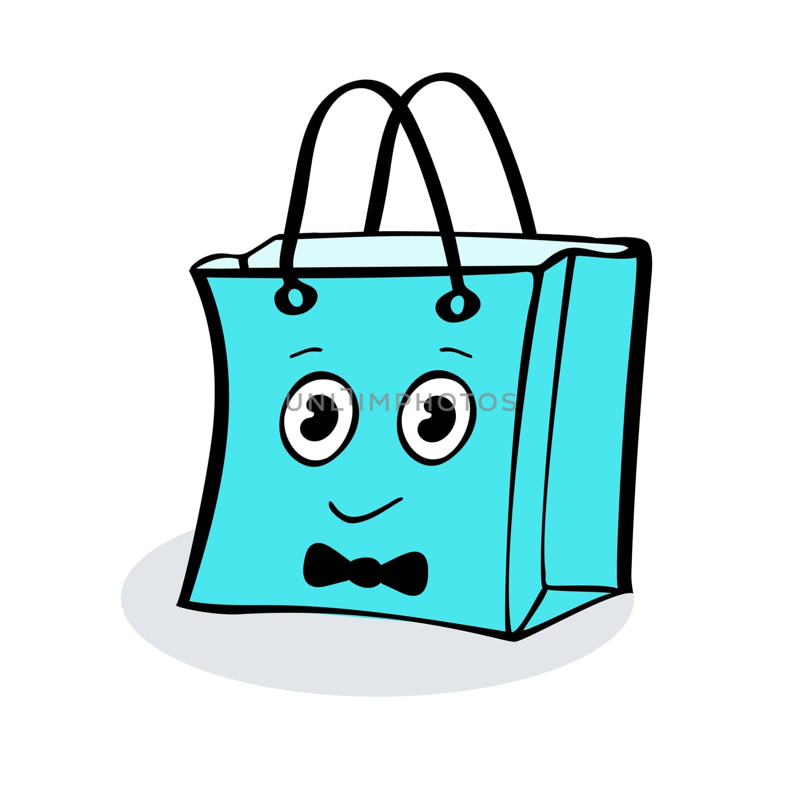 Boy gift wrap package sale. Illustrator vector