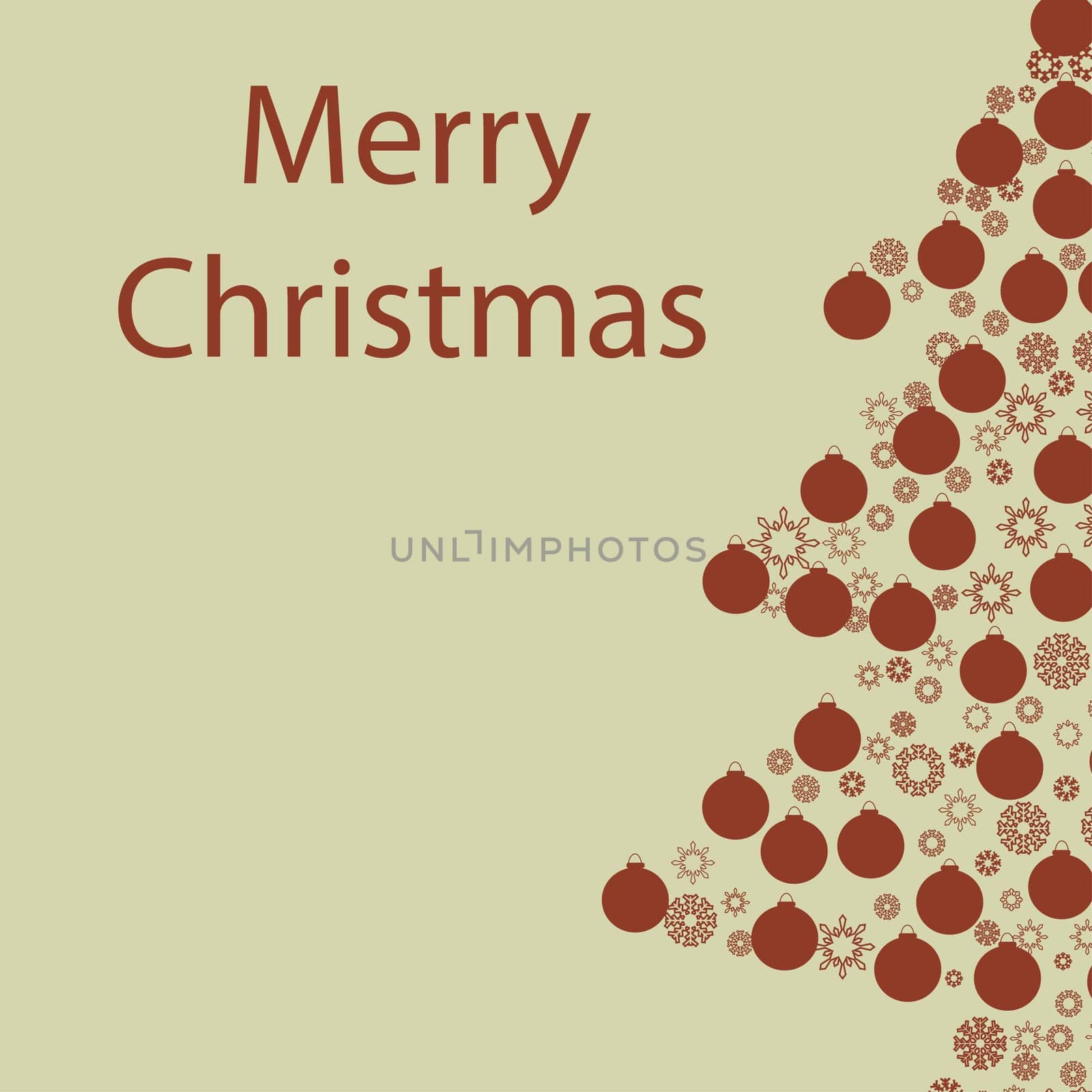 Christmas card background. New year vector illustration.