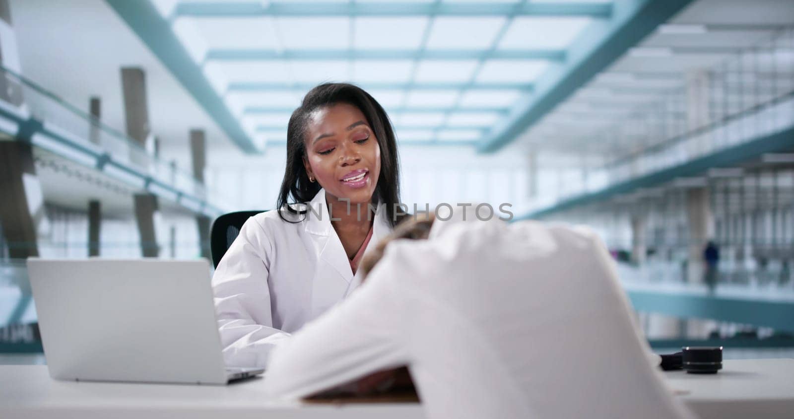 Unhappy doctor in disciplinary meeting faces stressful investigation for mistake.