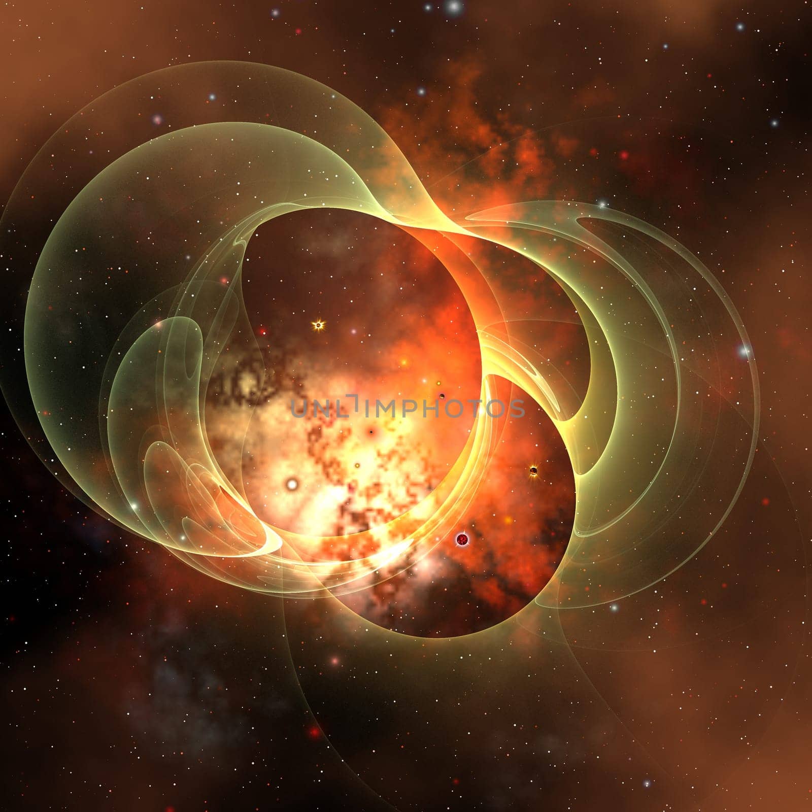A nebula with many large stars forms this constelllation in the cosmos.