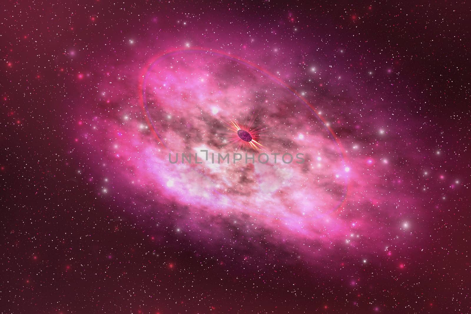 A Planetary Nebula is an emission nebula consisting of an expanding glowing shell of ionized gas from an aging star.