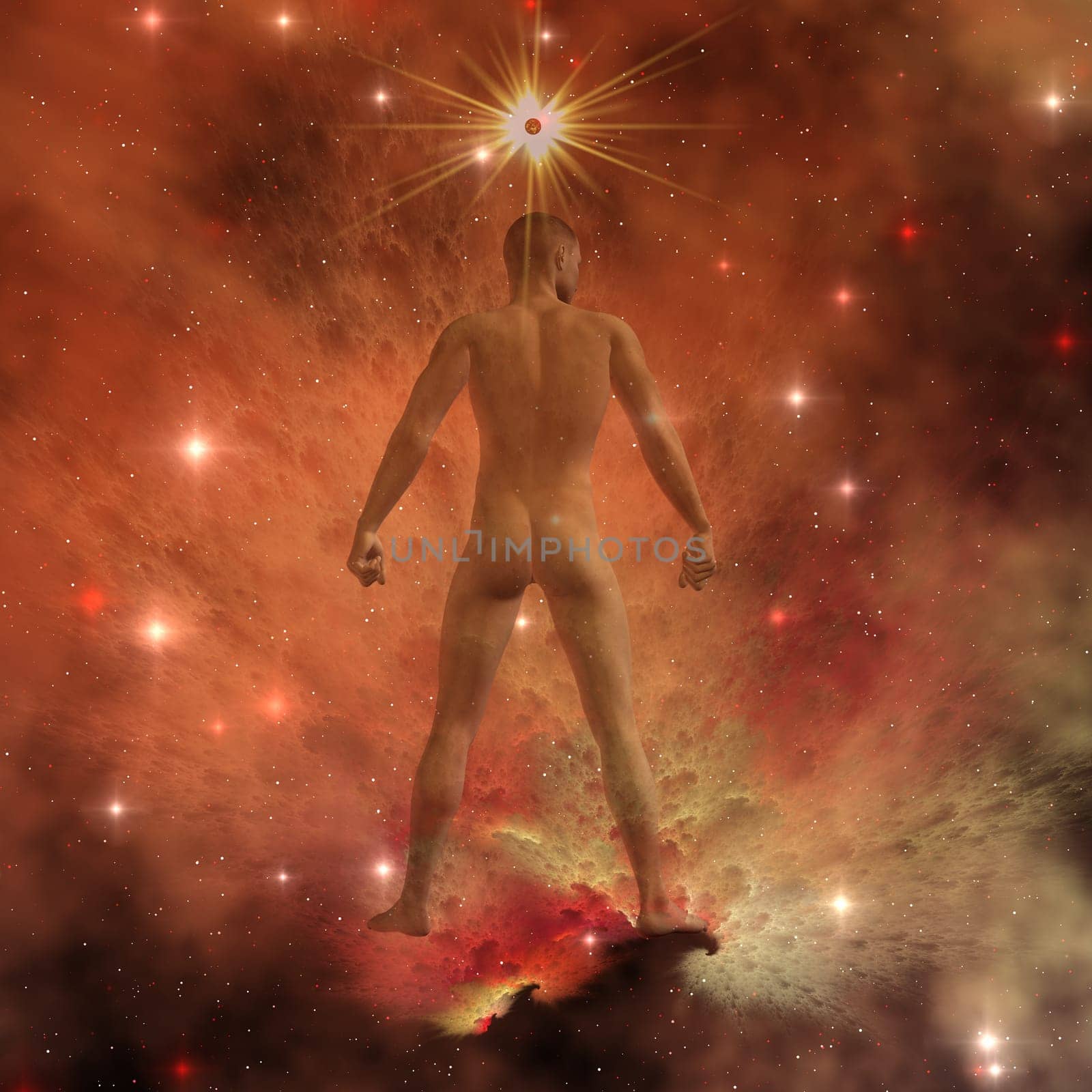 The essense of a man as a whole body with spiritual and mental abilities.