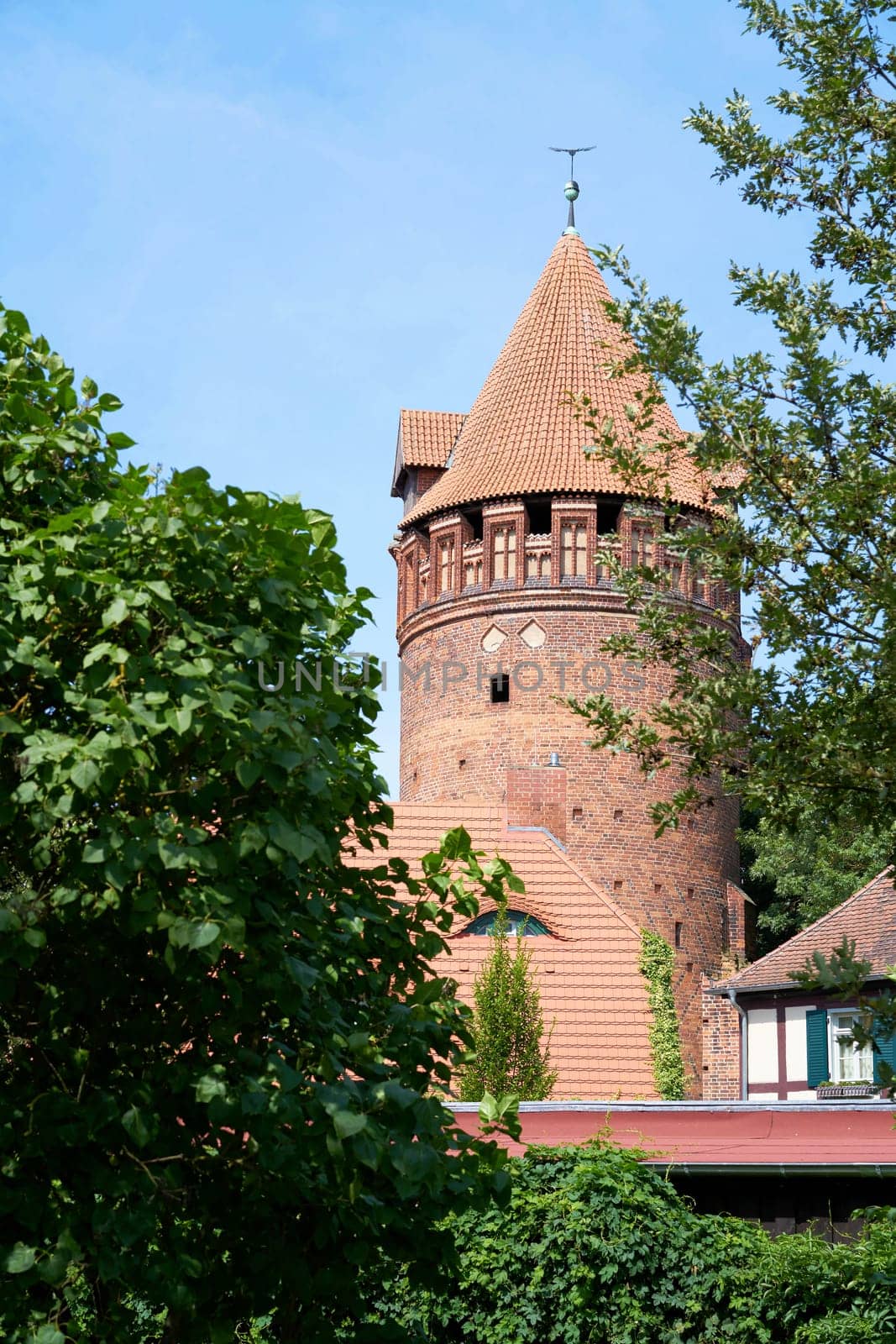 Medieval prison tower at the castle complex of Tangermünde