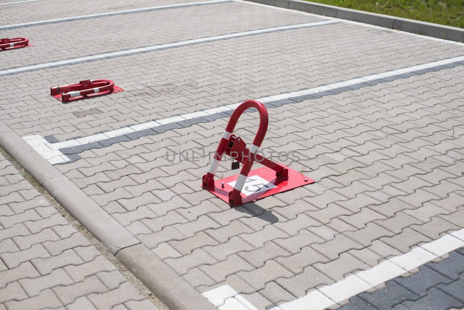 close up on car parking