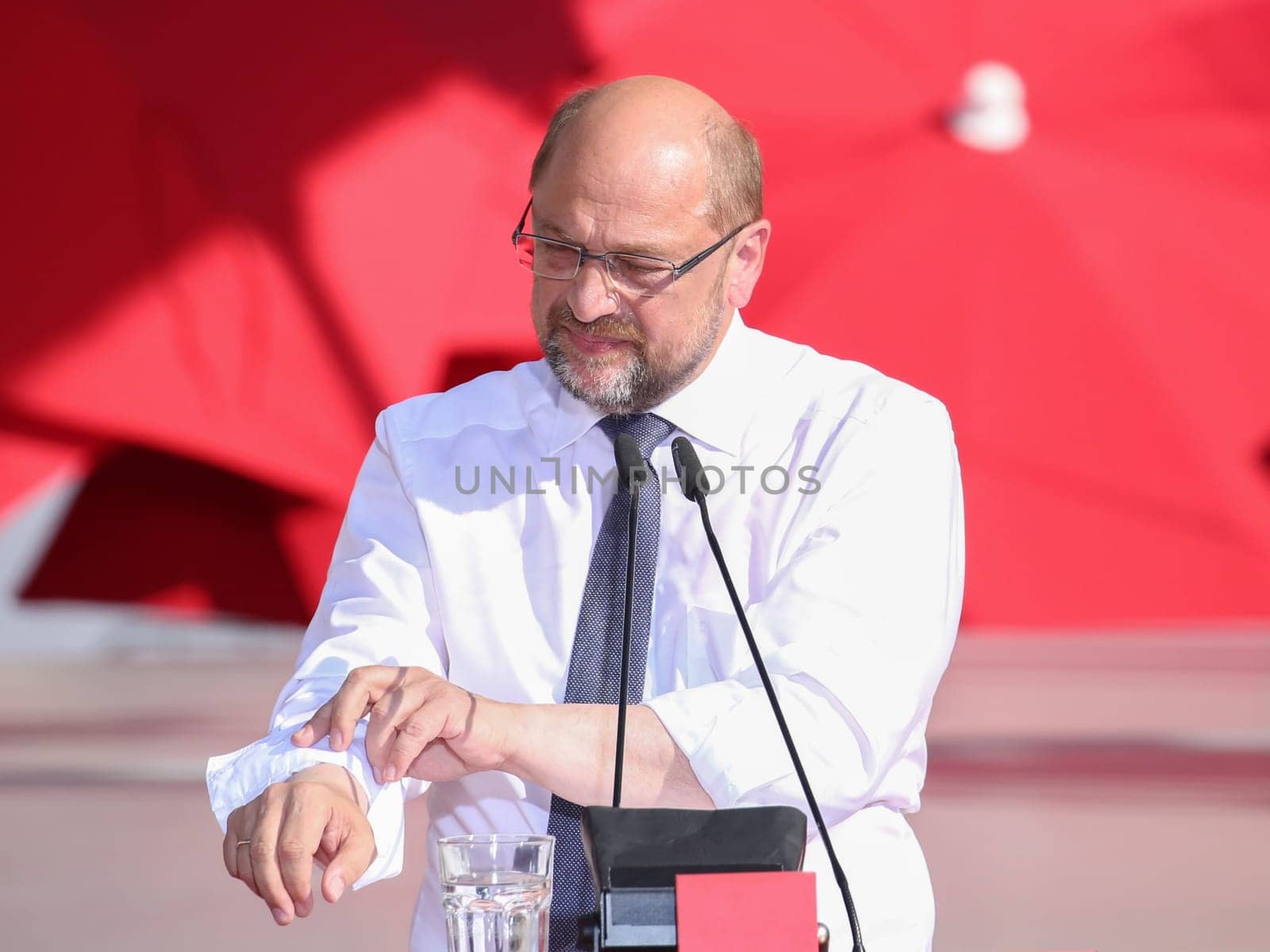 Martin Schulz,SPD party chairman and chancellor candidate on 28.08.2017 in Magdeburg