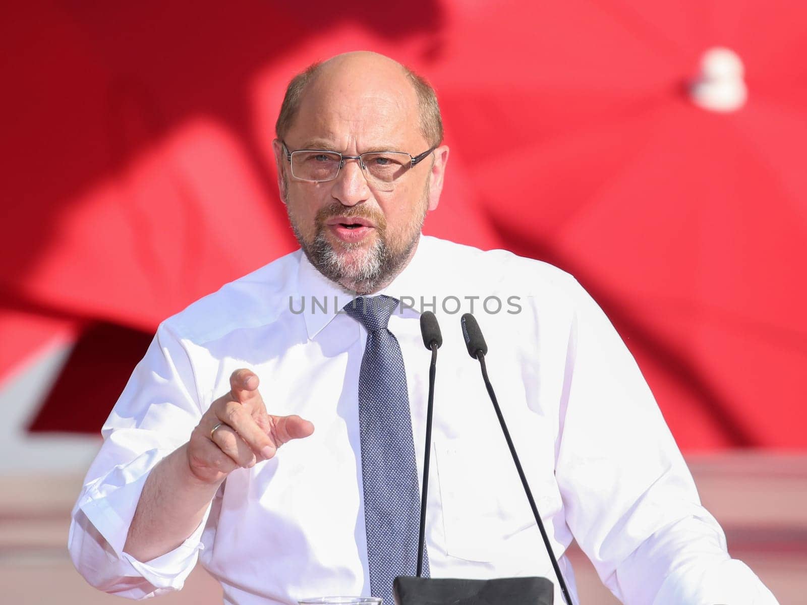 Martin Schulz,SPD party chairman and chancellor candidate on 28.08.2017 in Magdeburg