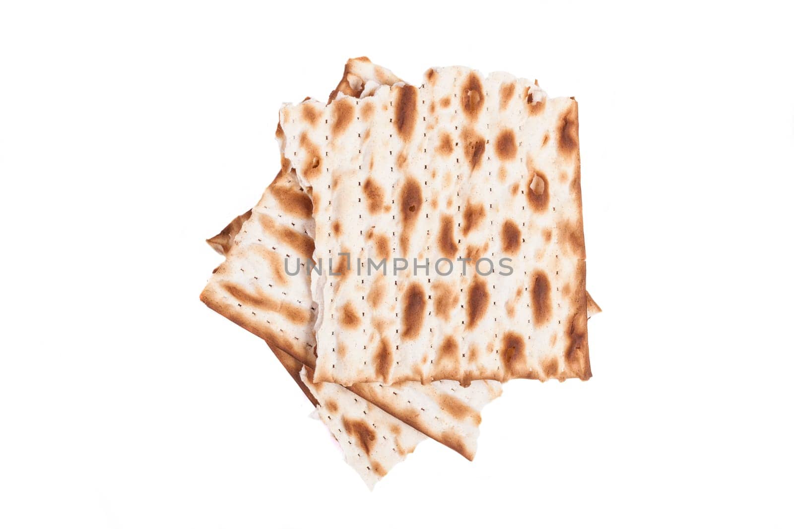 Broken Matah Pieces Isolaten On White Background