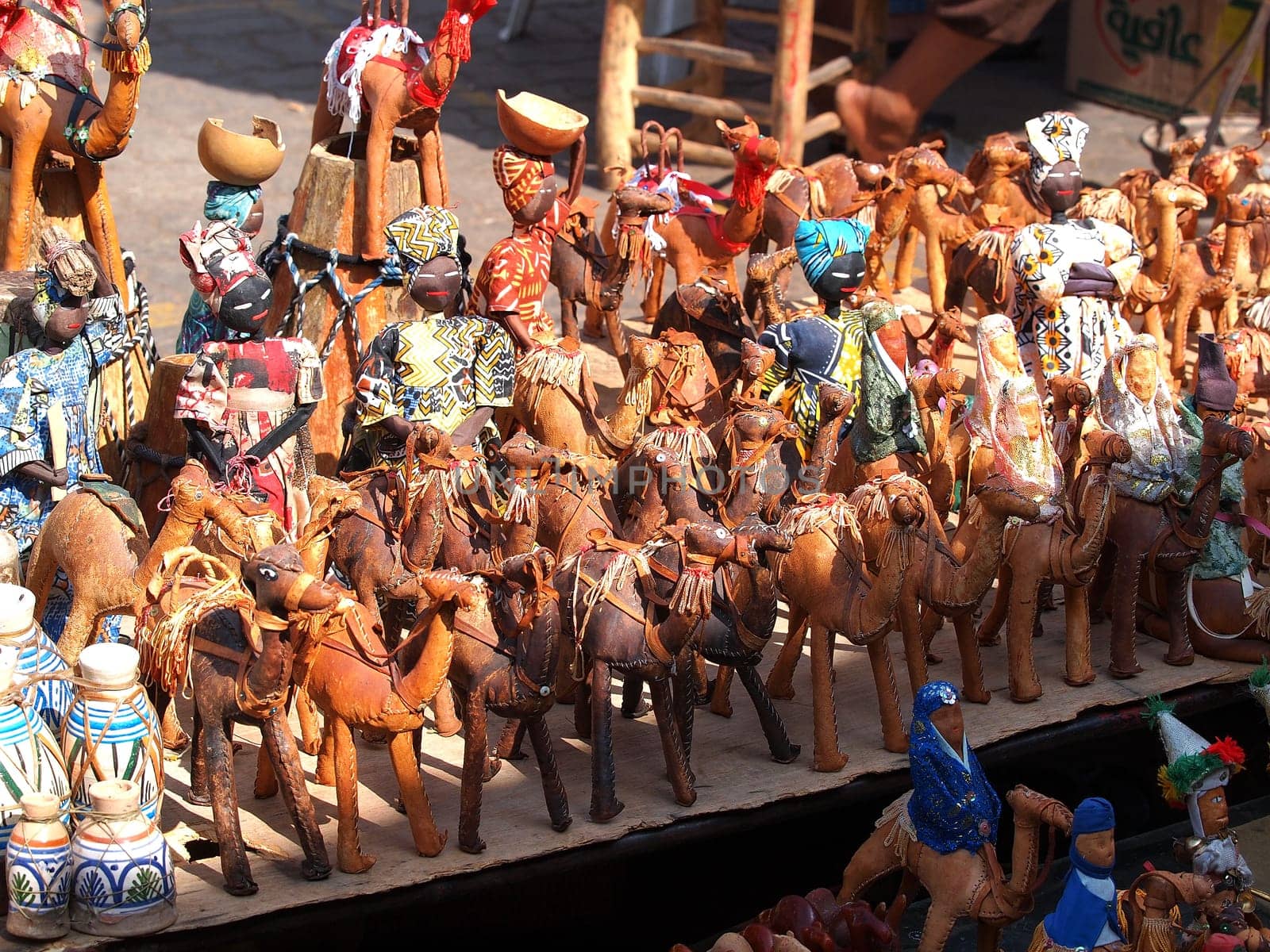 toys on open market in Marrakesh