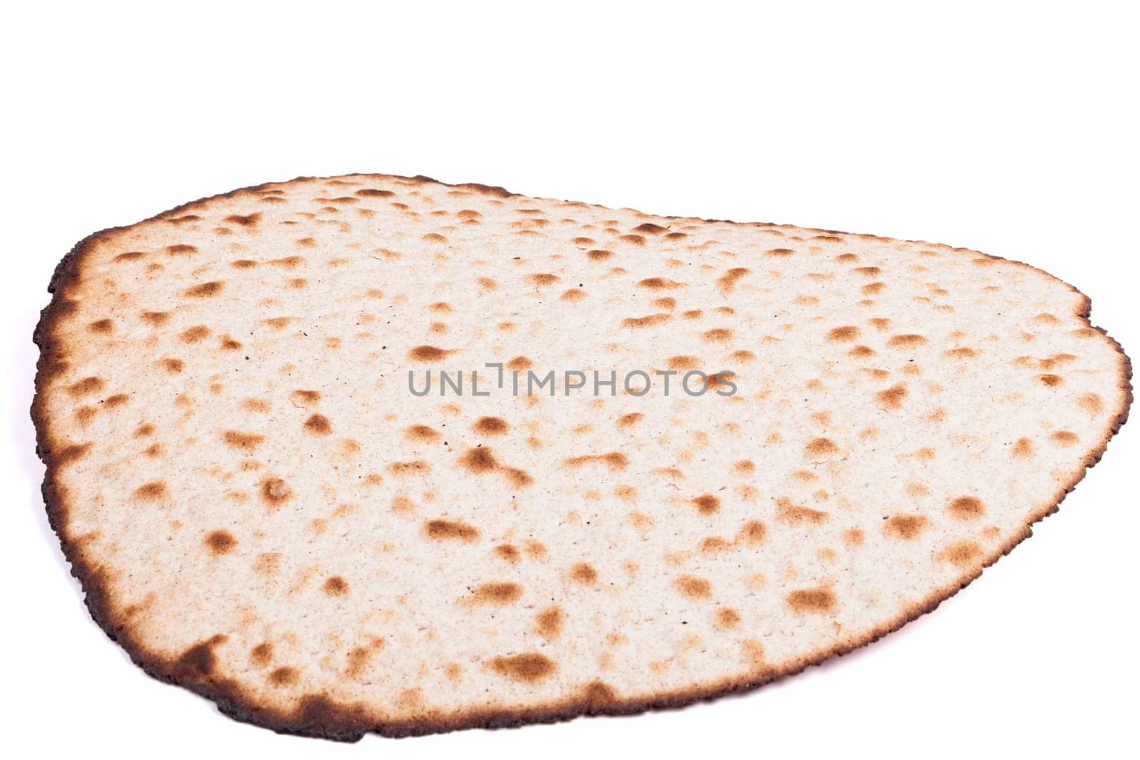 Isolated Round Matzah Shmura Saved Jewish Pesach Tradition