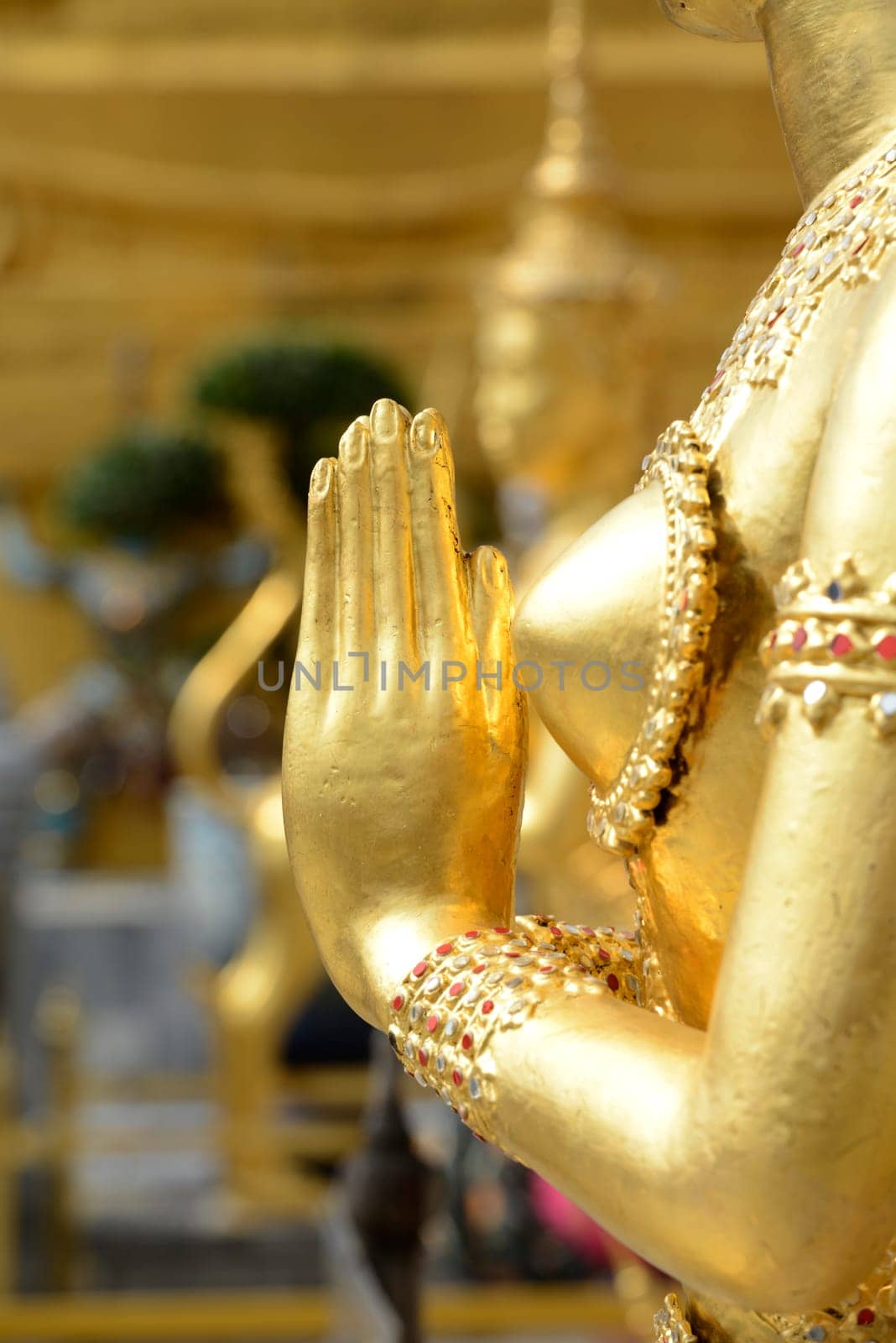 Wat Phra Kaew in Bangkok,Thailand,South East Asia.
