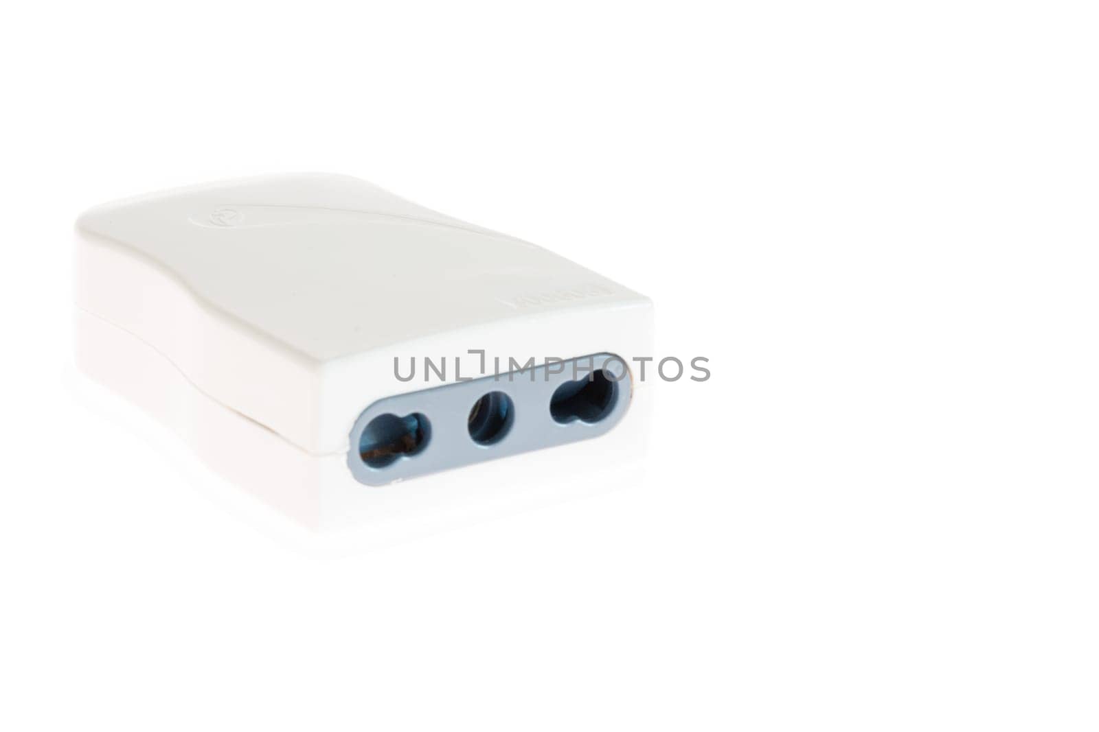 Withe Italian plug 16 ampere and adapter