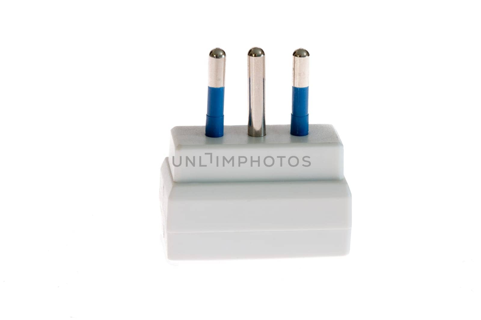 Withe Italian plug 16 ampere and adapter
