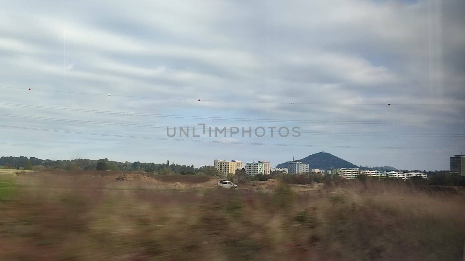 Autumn nature evening background travel tourism summer day sky clouds landscape . High quality photo