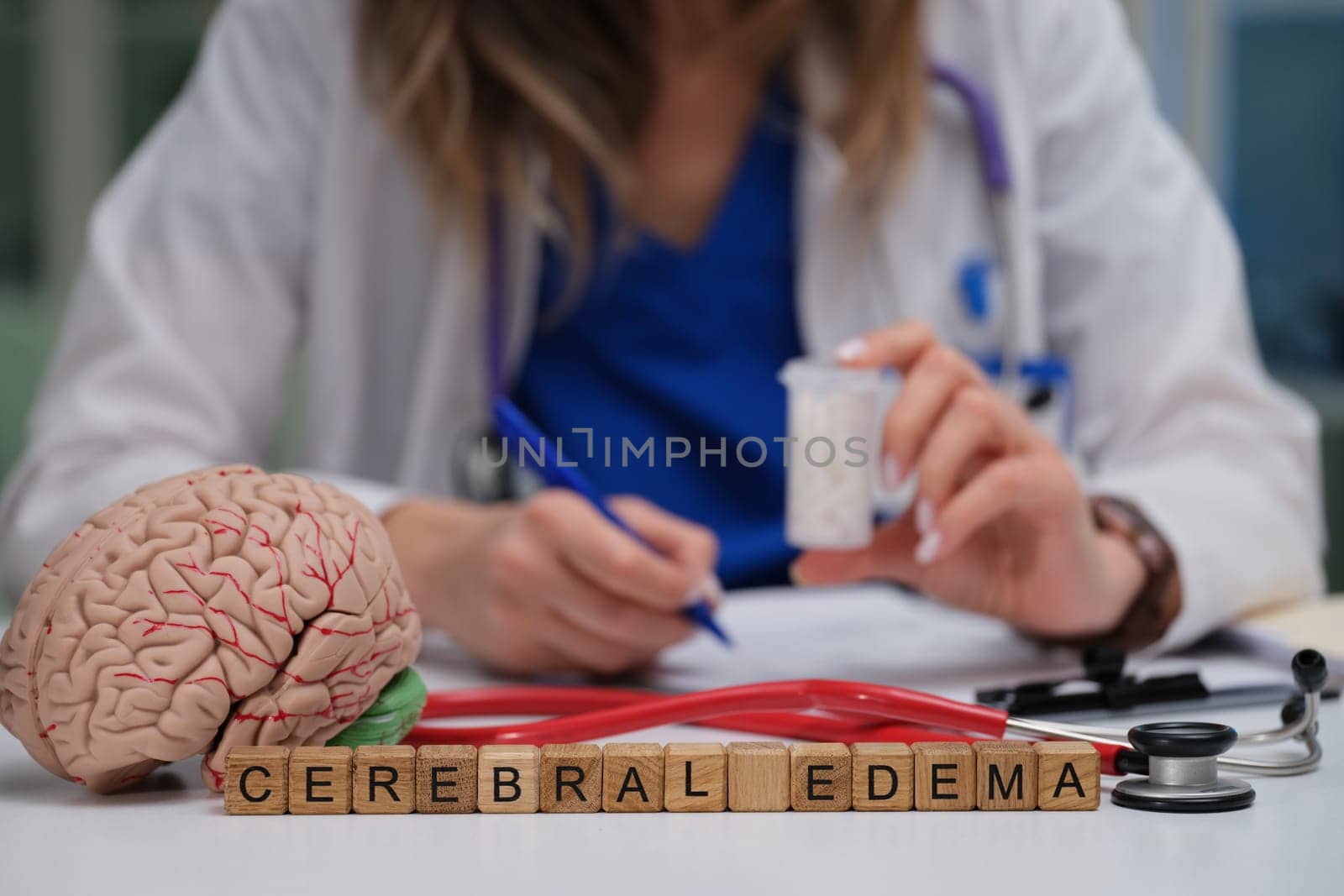 Were exploring cerebral edema complexities clinically, collaborating with medical professionals and tools available
