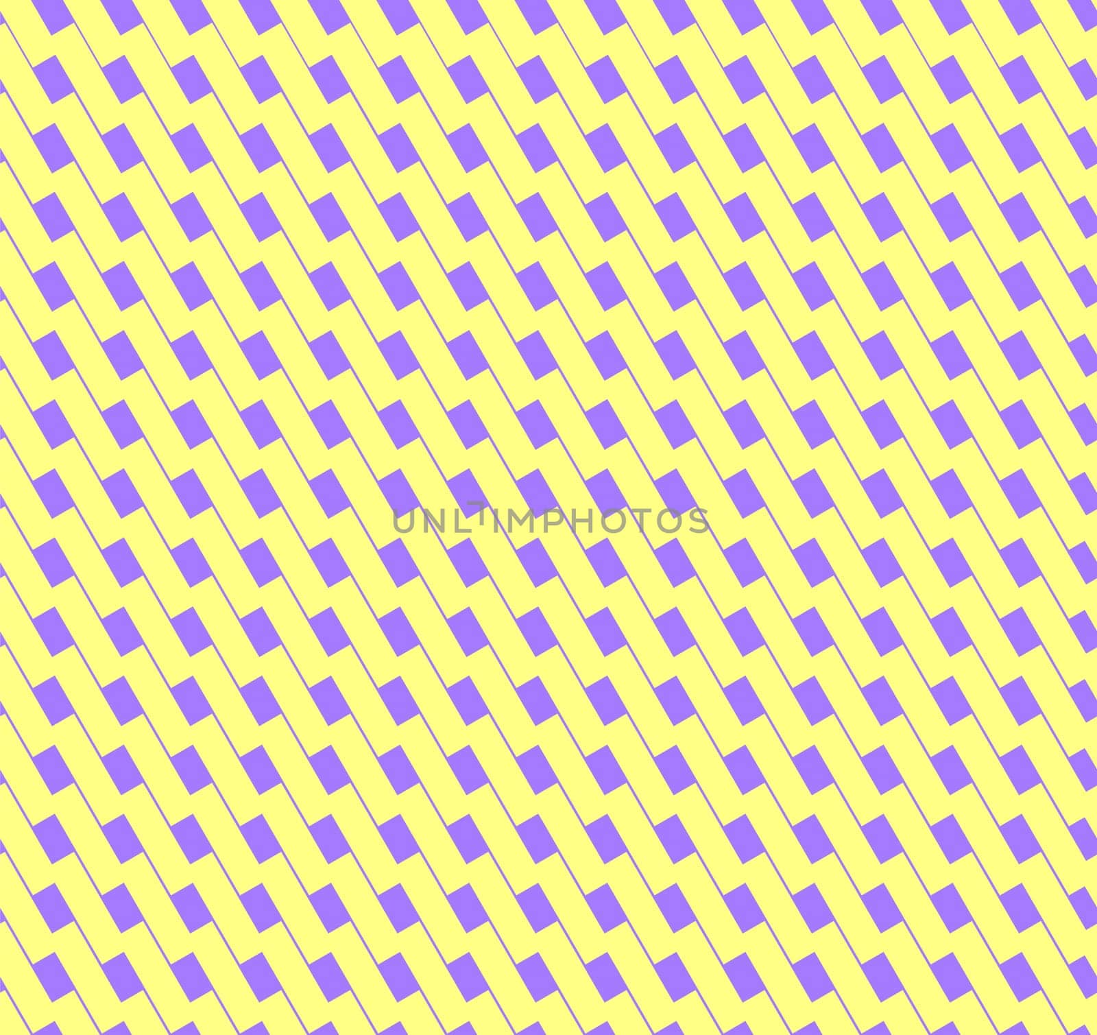 Abstract geometrical seamless pattern with rectagles. Yellow and purple checked vector background endless pattern.