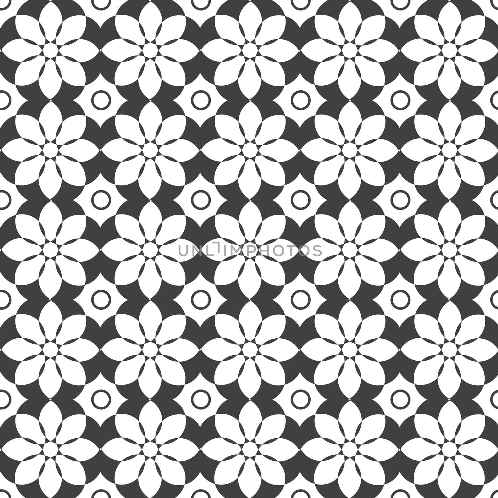 Classic dark and light seamless floral ornament patterns. Endless vector texture can be used for wallpaper, pattern fills, web page background.