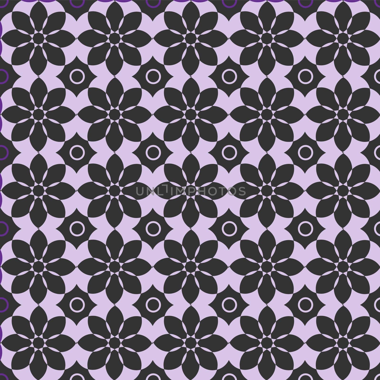 Classic dark and light seamless floral ornament patterns. Endless vector texture can be used for wallpaper, pattern fills, web page background.