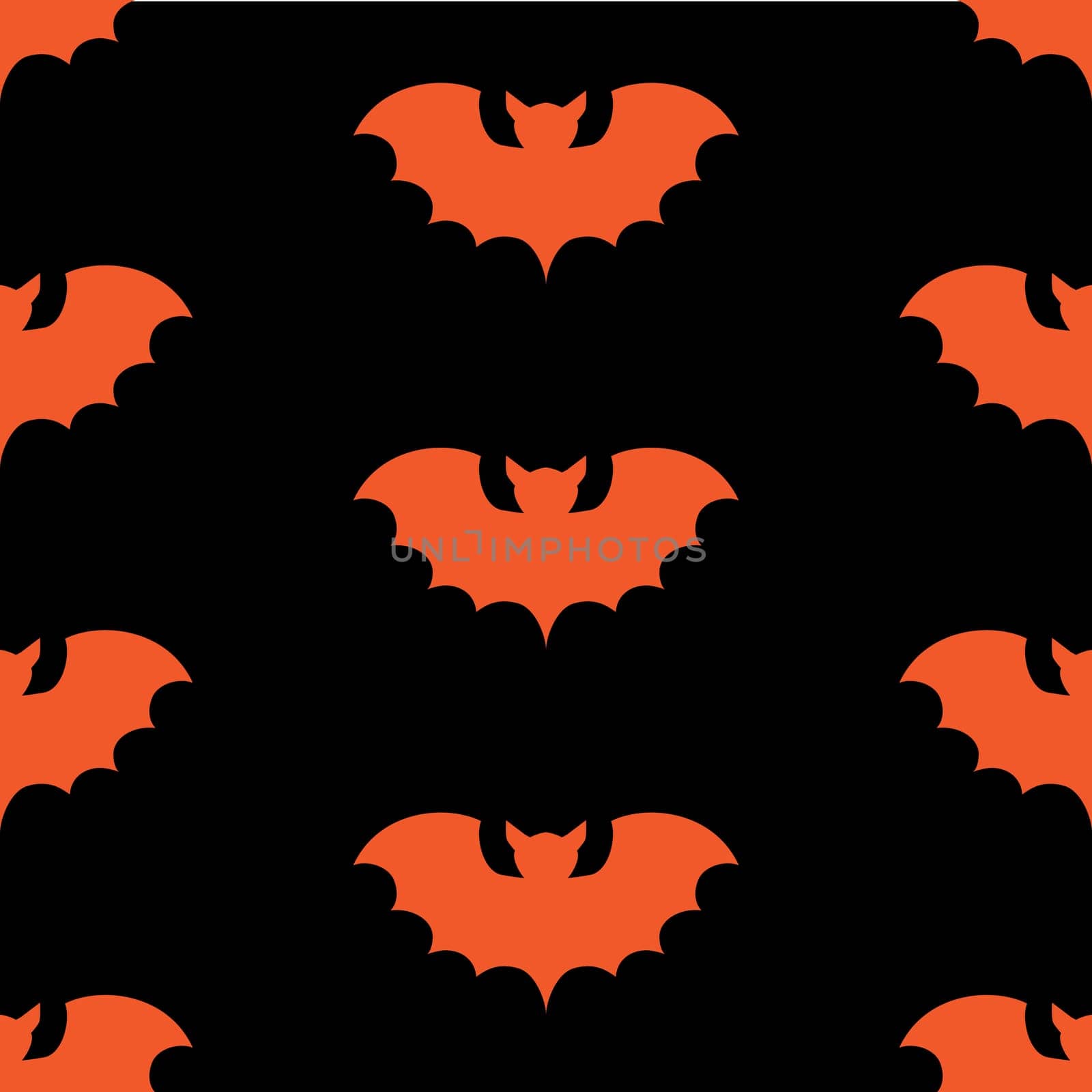 Halloween seamless pattern swarm of black bat on dark bg. Beautiful vector background for decoration halloween designs. Cute minimalistic texture illustration.
