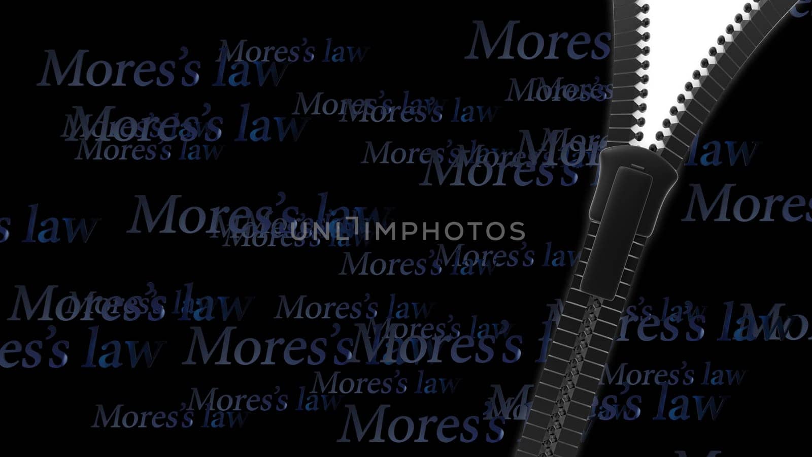 The open zipper, fastener, zip, buckle with clear background
