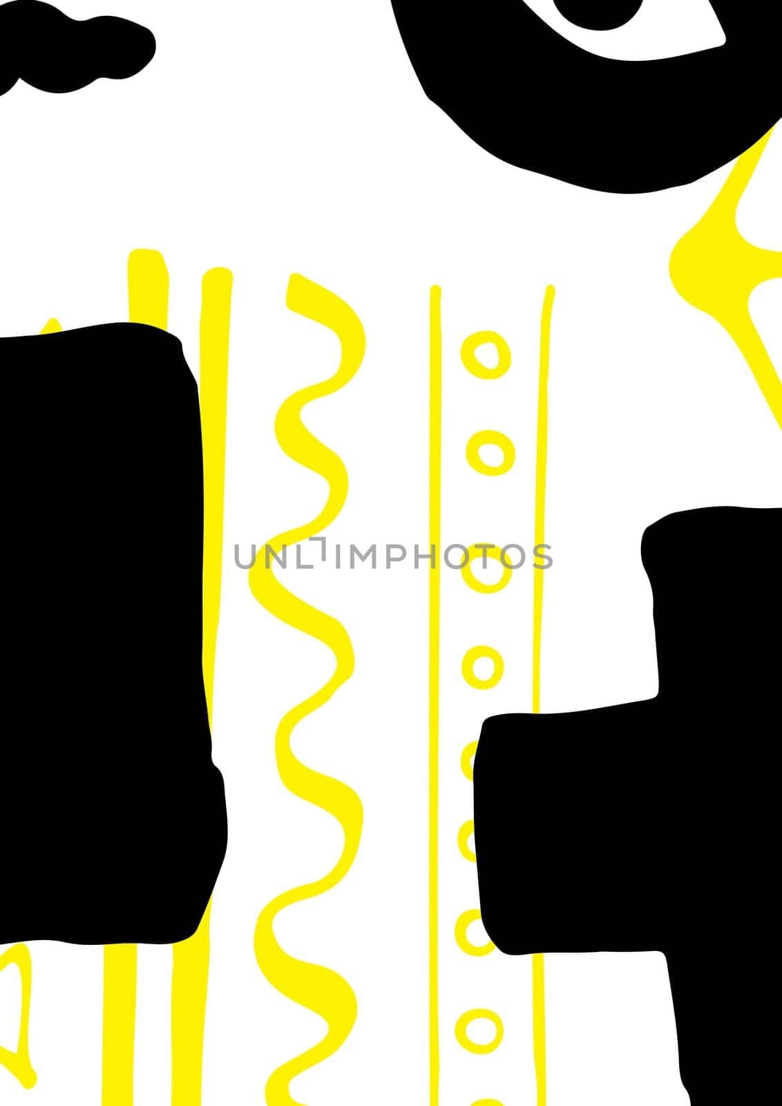 Simple decorative handmade background for design project, cover with isolated elements in clipping mask