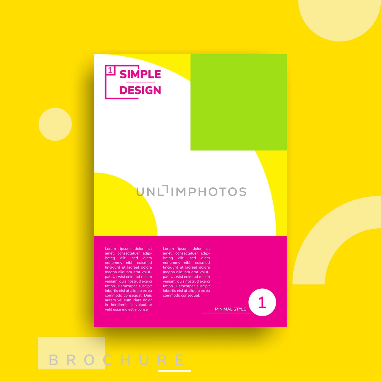 Colorful flat geometric covers design. Vector poster template. Modernism futuristic composition with simple shapes