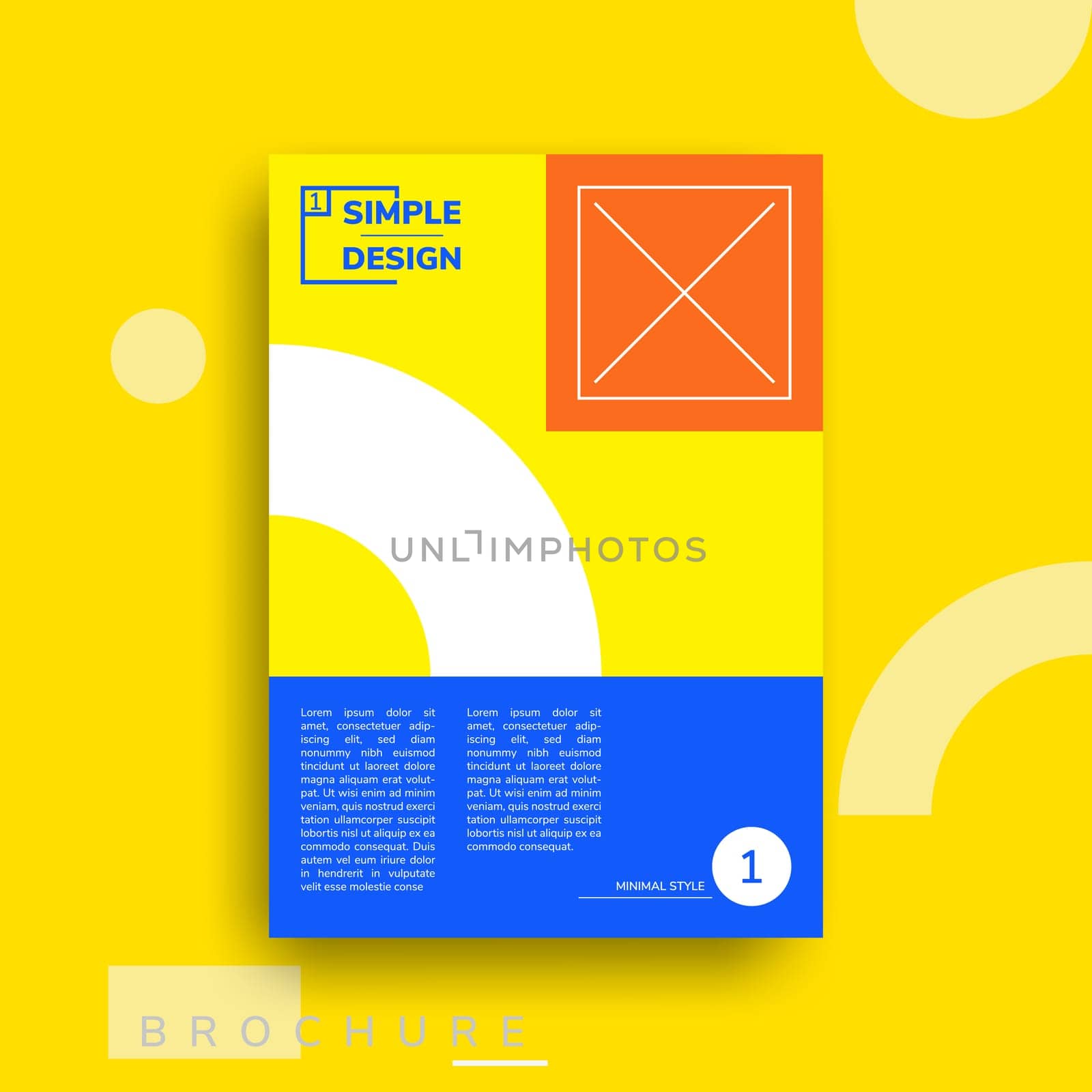 Colorful flat geometric covers design. Vector poster template. Modernism futuristic composition with simple shapes