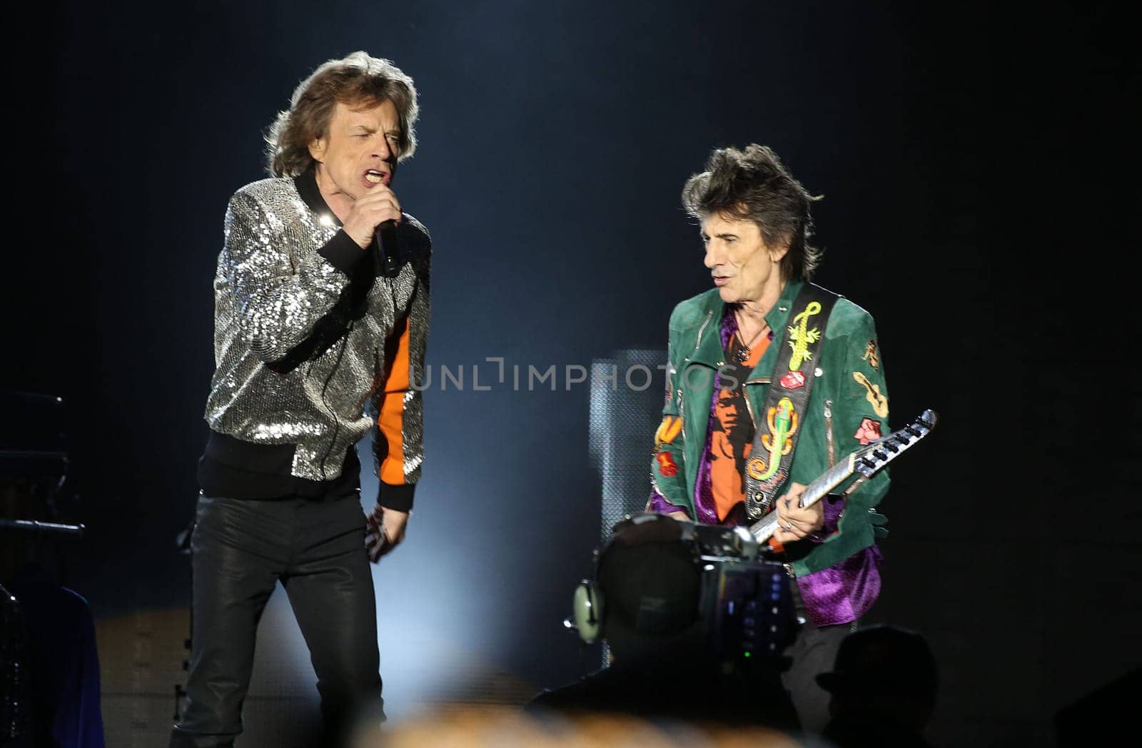 Mick Jagger and  Ron Wood ,.Die Rolling Stones haben in Hamburg ihre Europatournee No Filter im Stadtpark Hamburg  gestartet am 09.09.2017