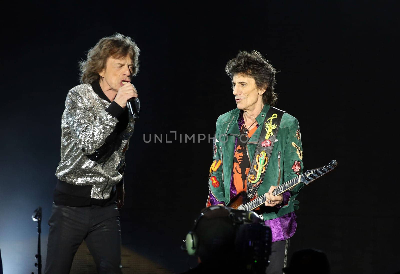 Mick Jagger and  Ron Wood ,.Die Rolling Stones haben in Hamburg ihre Europatournee No Filter im Stadtpark Hamburg  gestartet am 09.09.2017