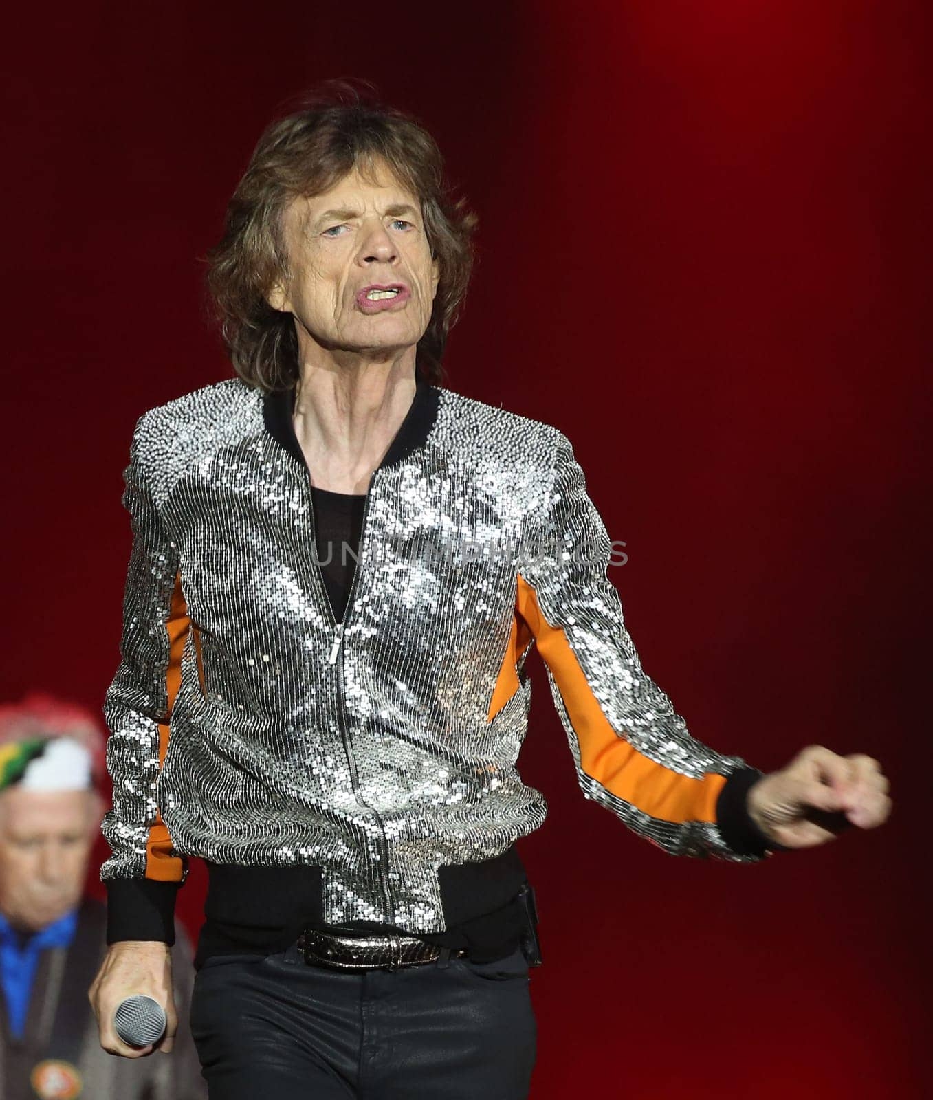 Mick Jagger , Keith Richards, .Die Rolling Stones haben in Hamburg ihre Europatournee No Filter im Stadtpark Hamburg  gestartet am 09.09.2017