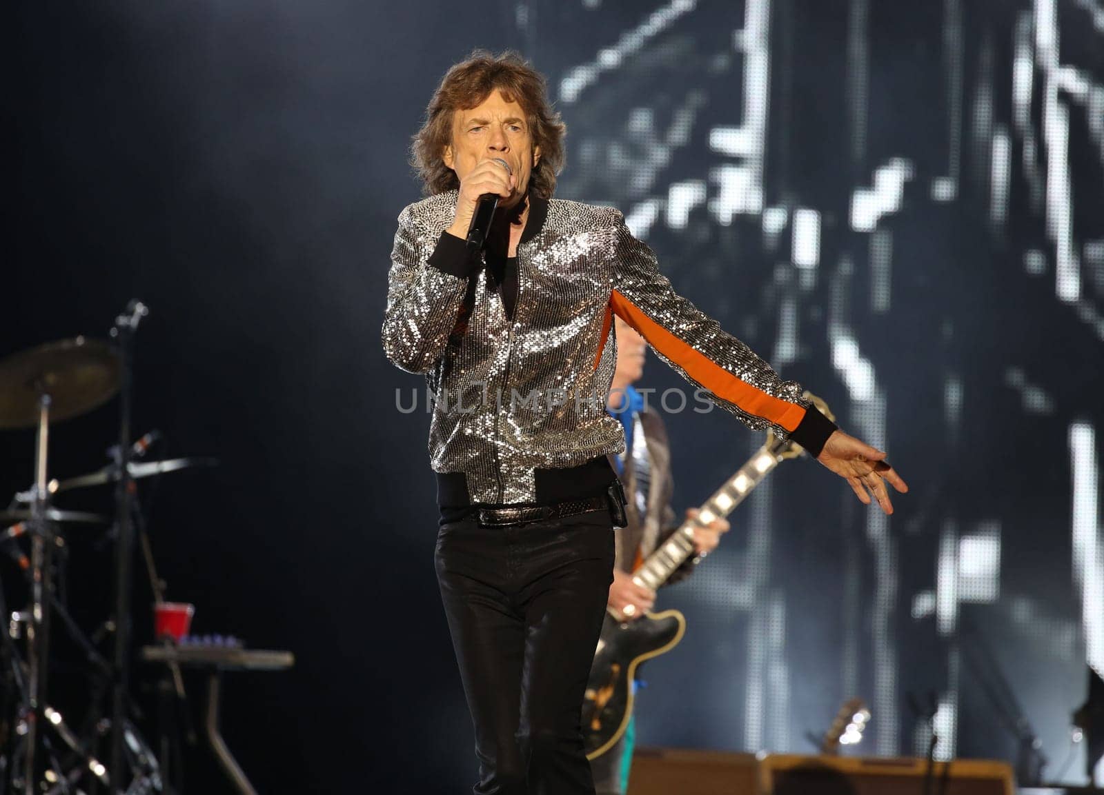 Mick Jagger,  .Die Rolling Stones haben in Hamburg ihre Europatournee No Filter im Stadtpark Hamburg  gestartet am 09.09.2017