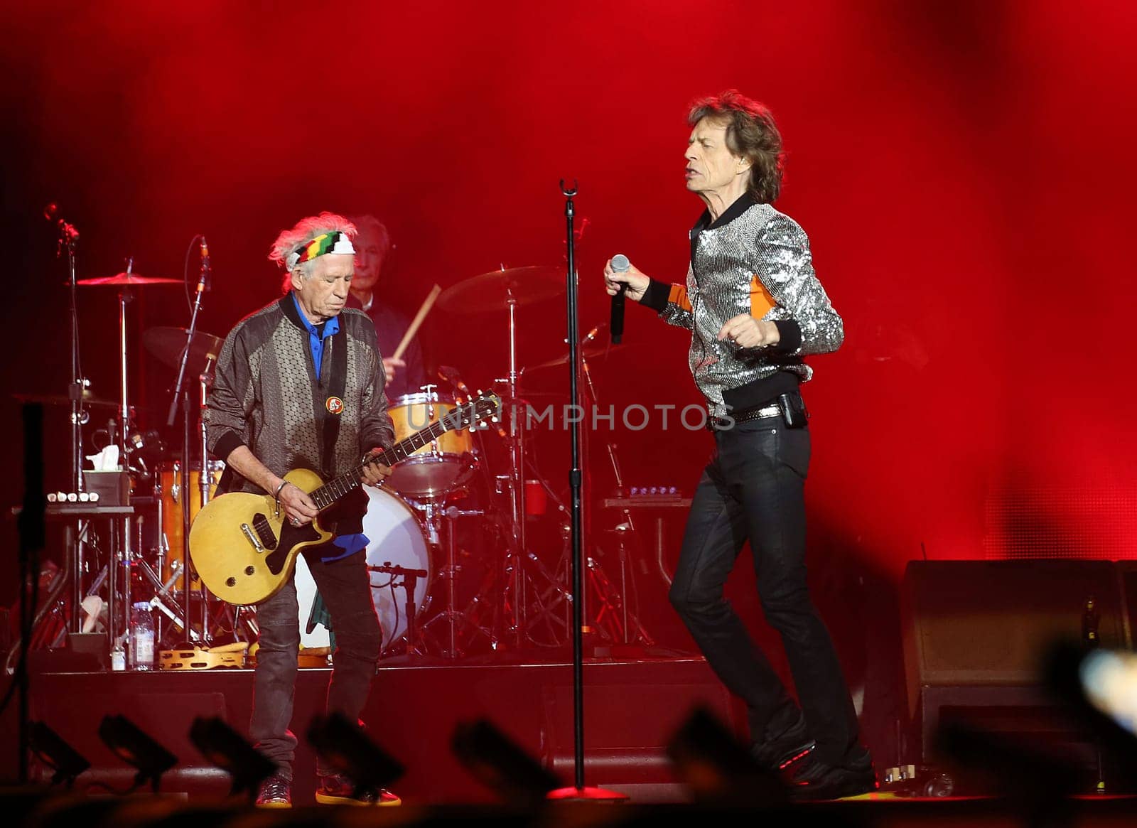 Mick Jagger , Keith Richards, .Die Rolling Stones haben in Hamburg ihre Europatournee No Filter im Stadtpark Hamburg  gestartet am 09.09.2017